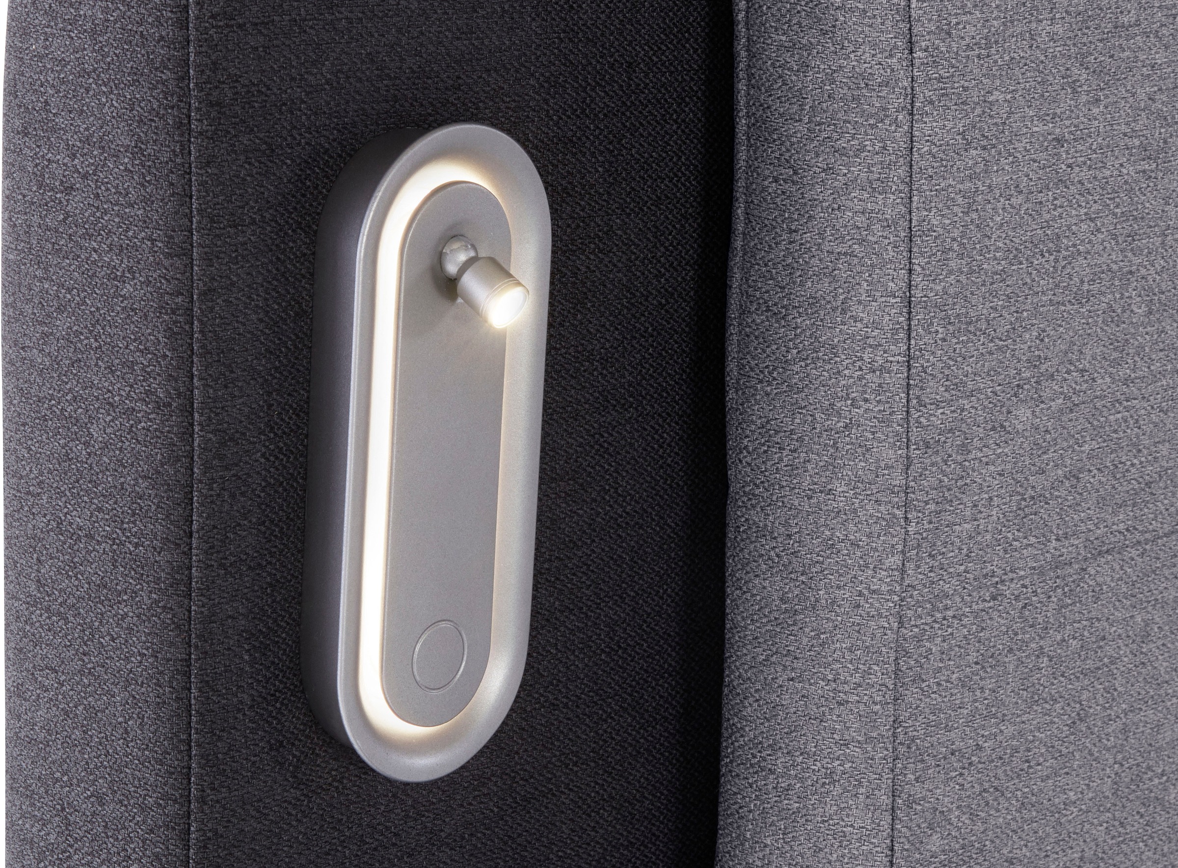 COLLECTION AB Boxspringbett »Borna«, inklusive Bettkasten, LED-Beleuchtung und Topper