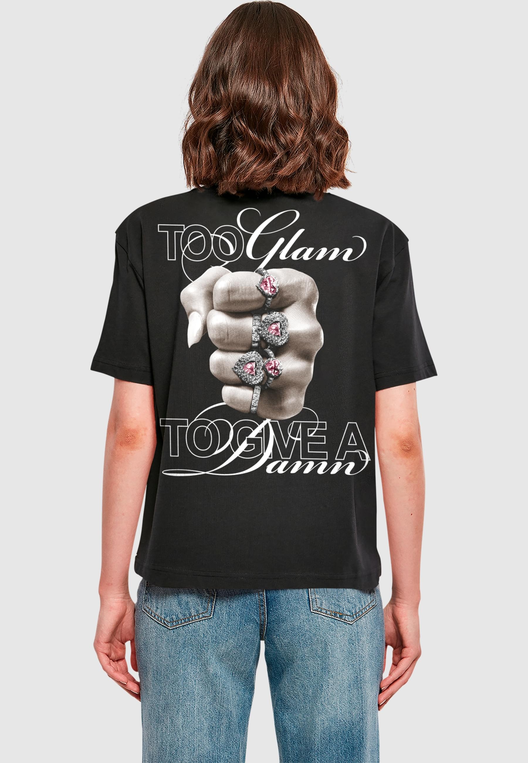 Miss Tee T-Shirt »Miss Tee Give A Damn Tee«, (1 tlg.)