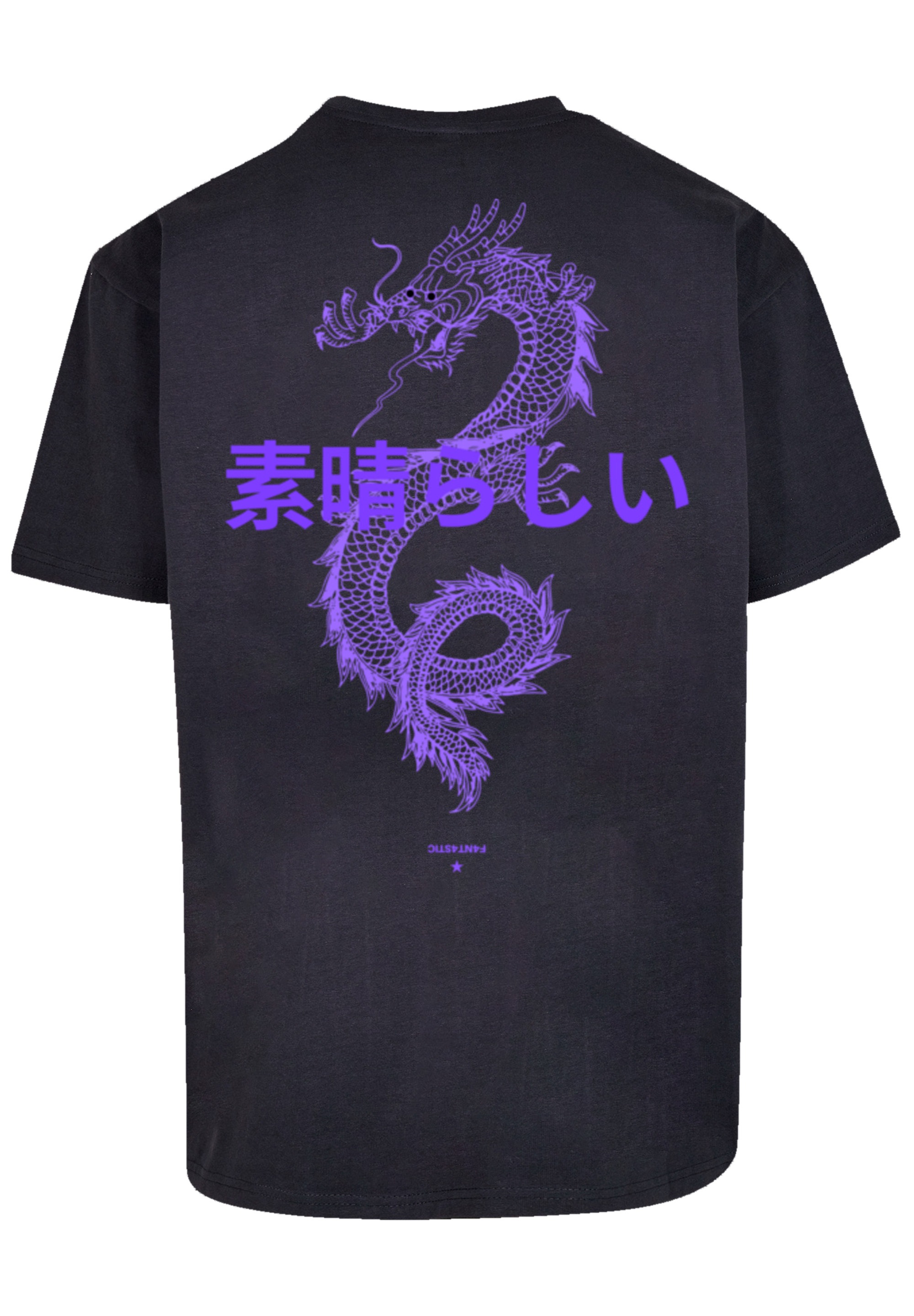 F4NT4STIC T-Shirt "PLUS SIZE Dragon Drache Japan", Print