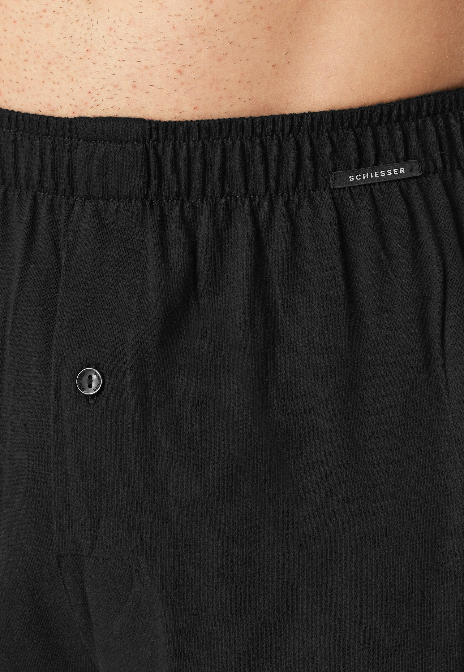 Schiesser Boxershorts »Boxershorts Multipacks«, (2er Pack), lockere Passform, mit Eingriff, Gummizug