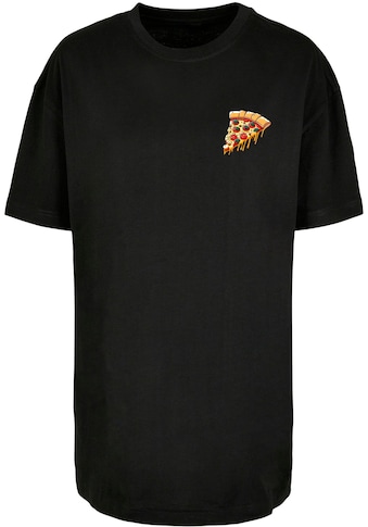 T-Shirt »Merchcode Damen Ladies Pizza Comic Boyfriend Tee«, (1 tlg.)