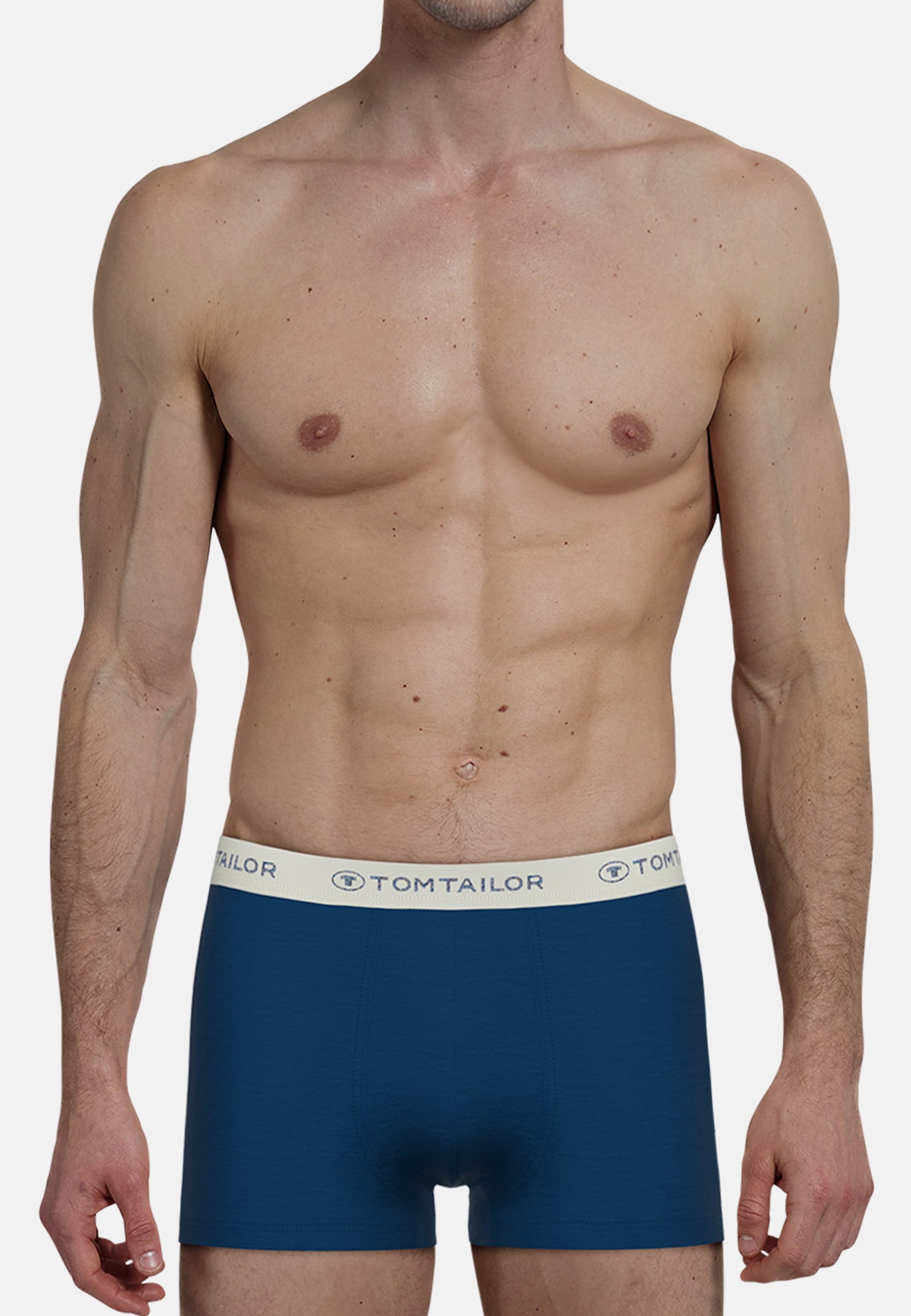 TOM TAILOR Boxershorts »Longford«, (2 St.), mit flachen Nähten
