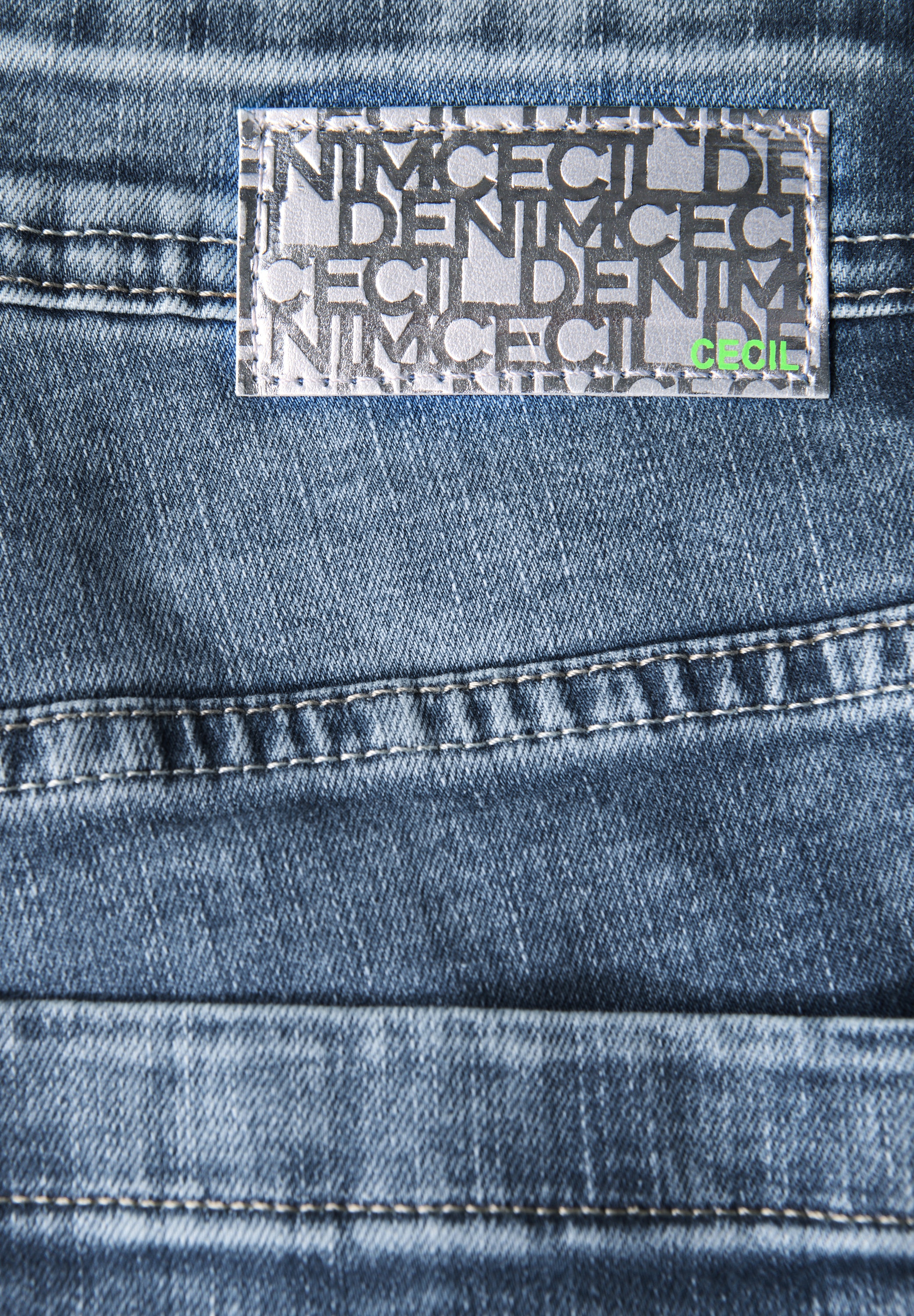 Cecil Gerade Jeans, Middle Waist