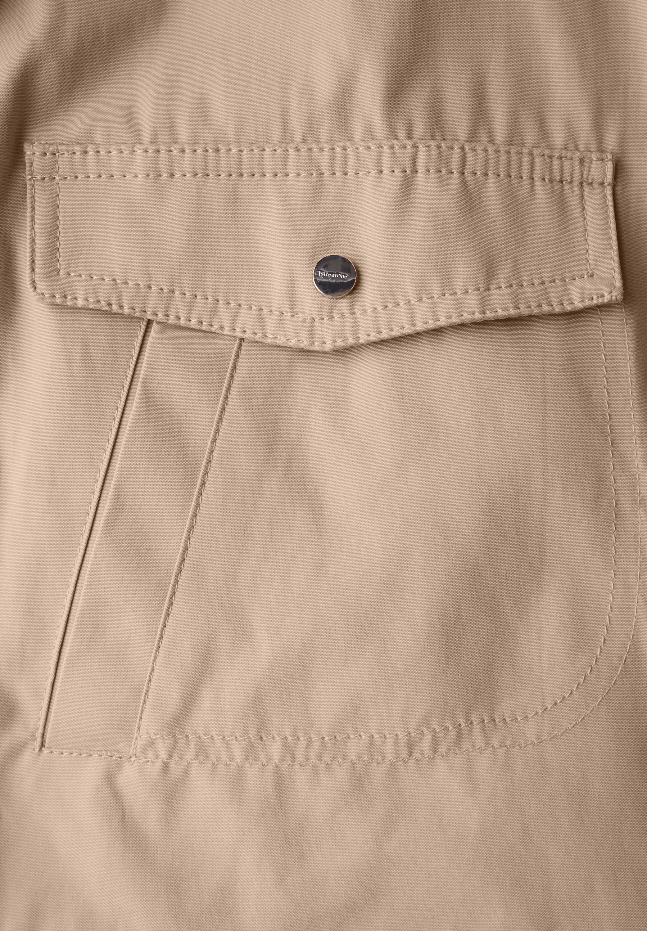 STREET ONE Kurzjacke, ohne Kapuze, aus softem Materialmix