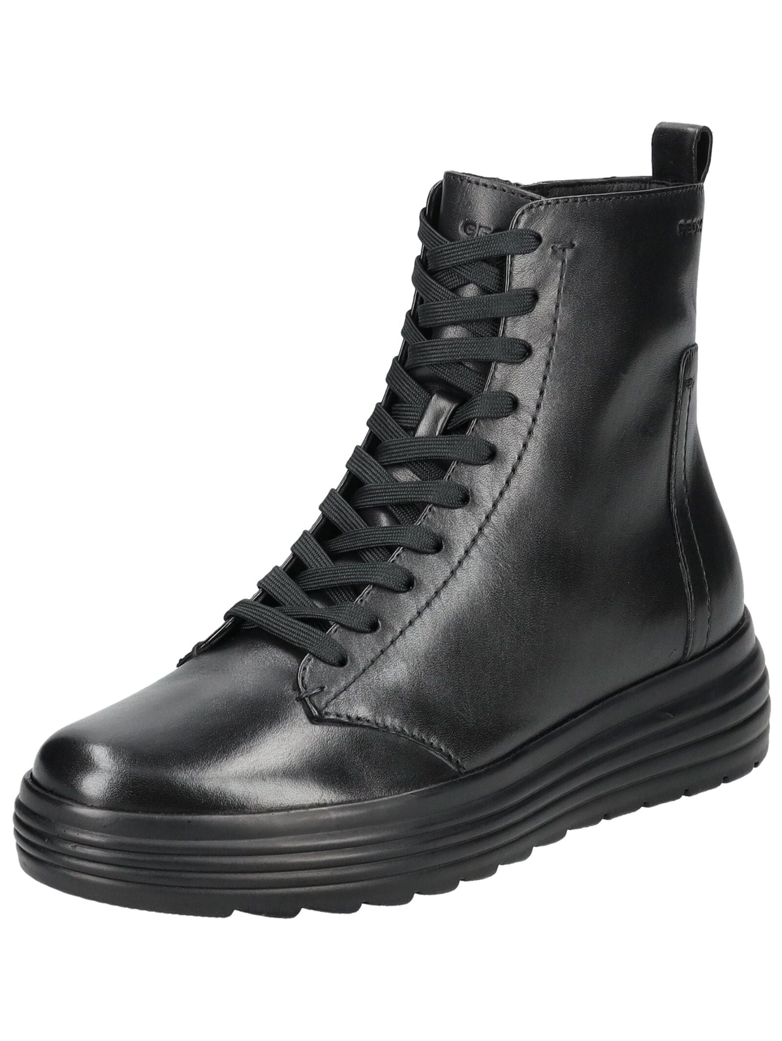 Geox Schnürstiefelette "Geox Stiefelette Glattleder" günstig online kaufen