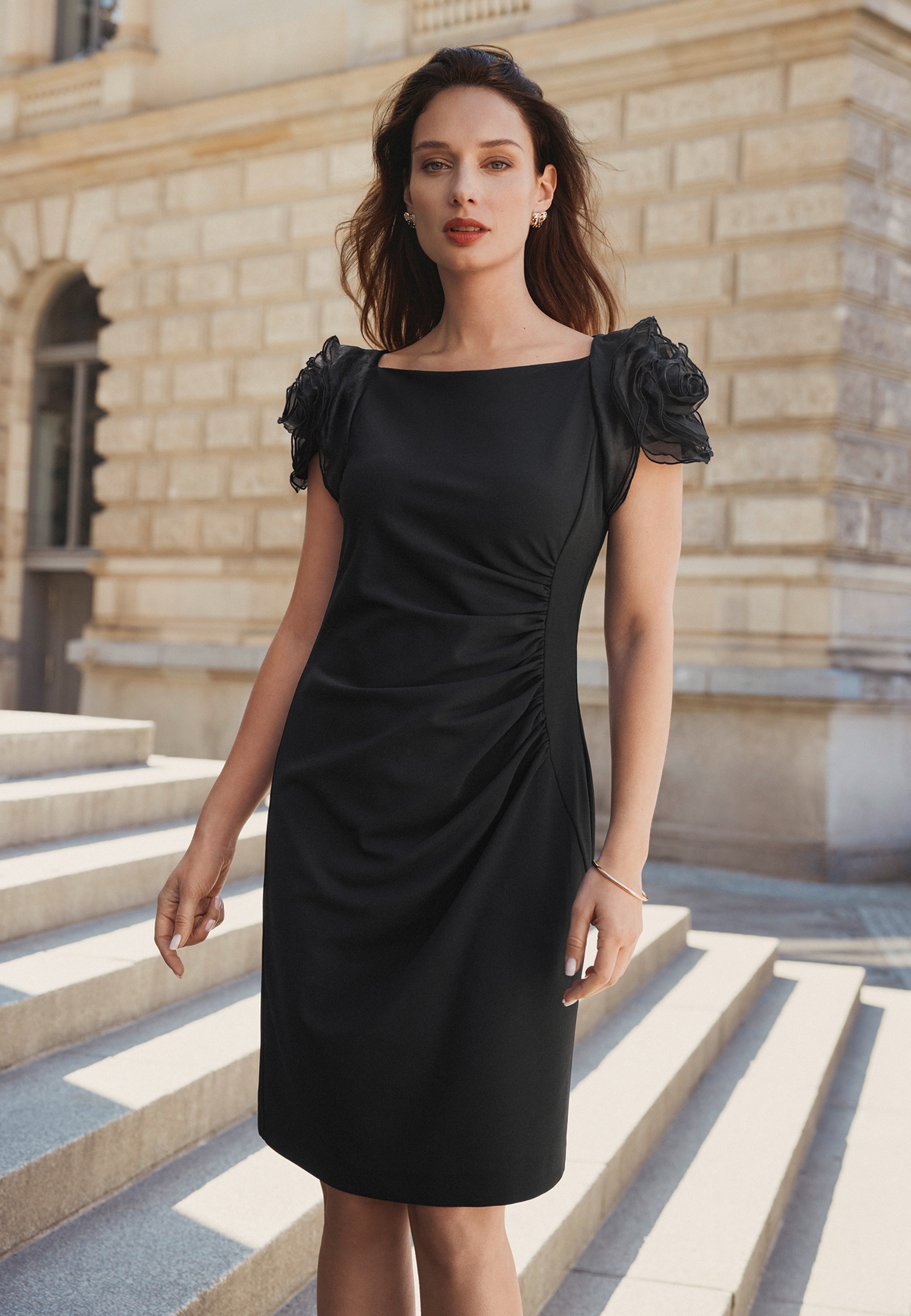 Vera Mont Cocktailkleid »Damen mit Raffung« Ohne Tasche