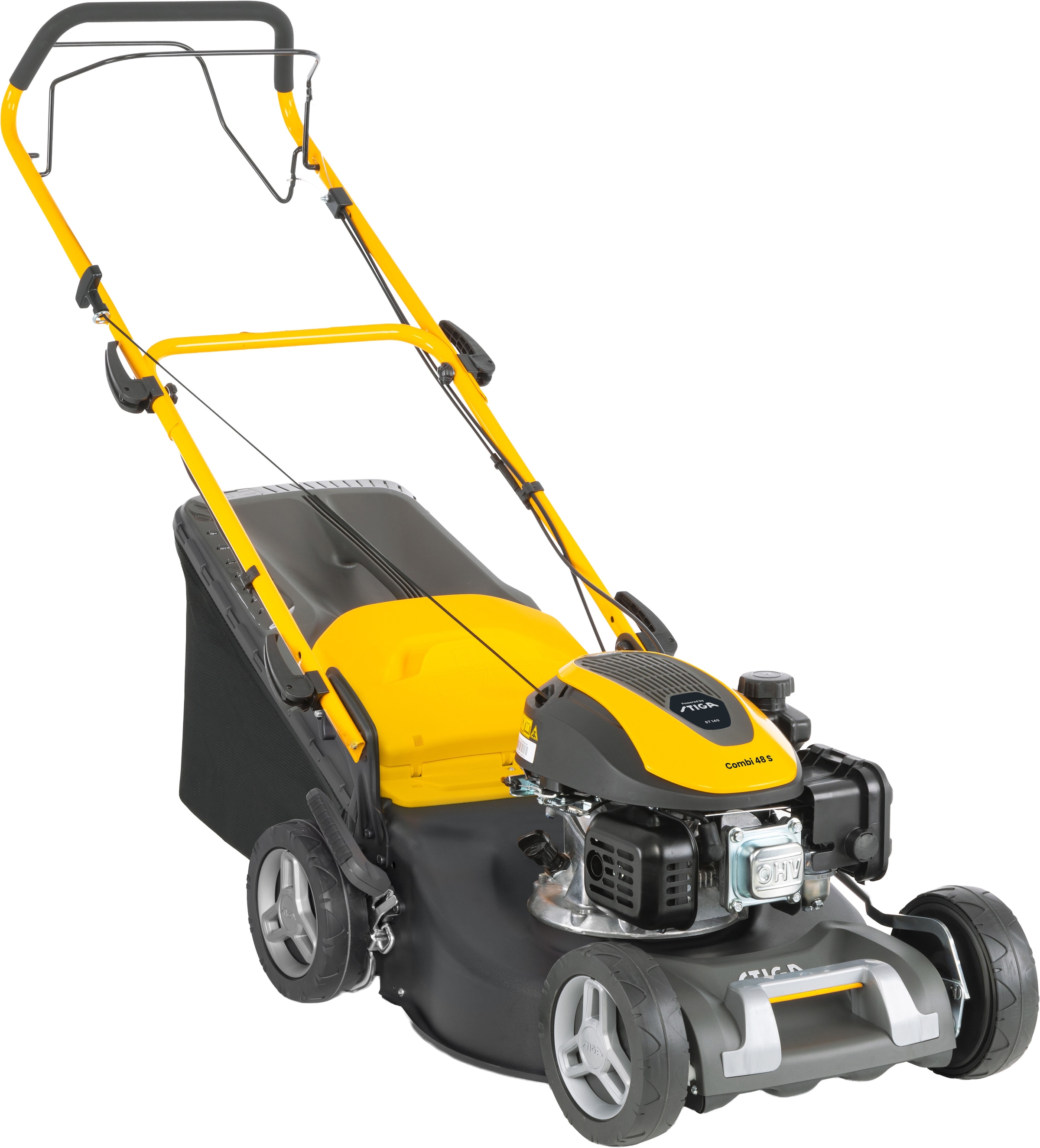 STIGA GARDEN Benzinrasenmäher "COMBI 48 S" Radantrieb, 3-in-1 Schnittsystem günstig online kaufen