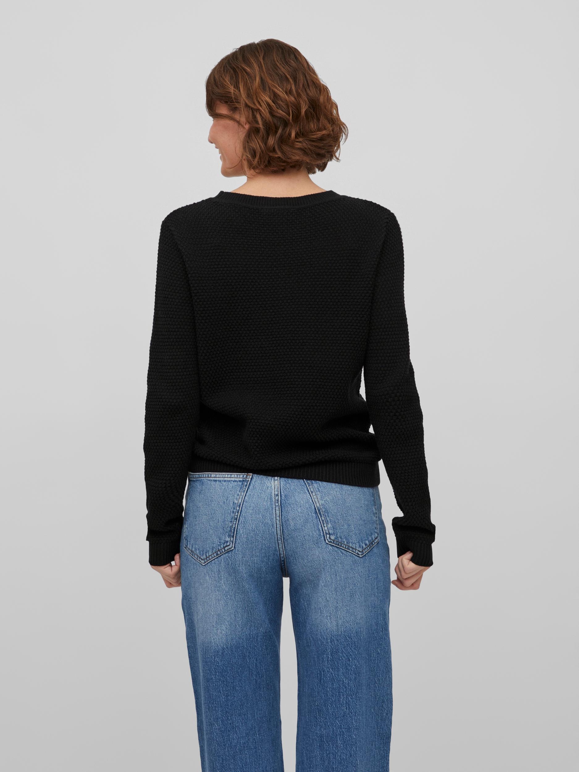 Vila Rundhalspullover "VIDALO O-NECK L/S KNIT TOP- NOOS" günstig online kaufen