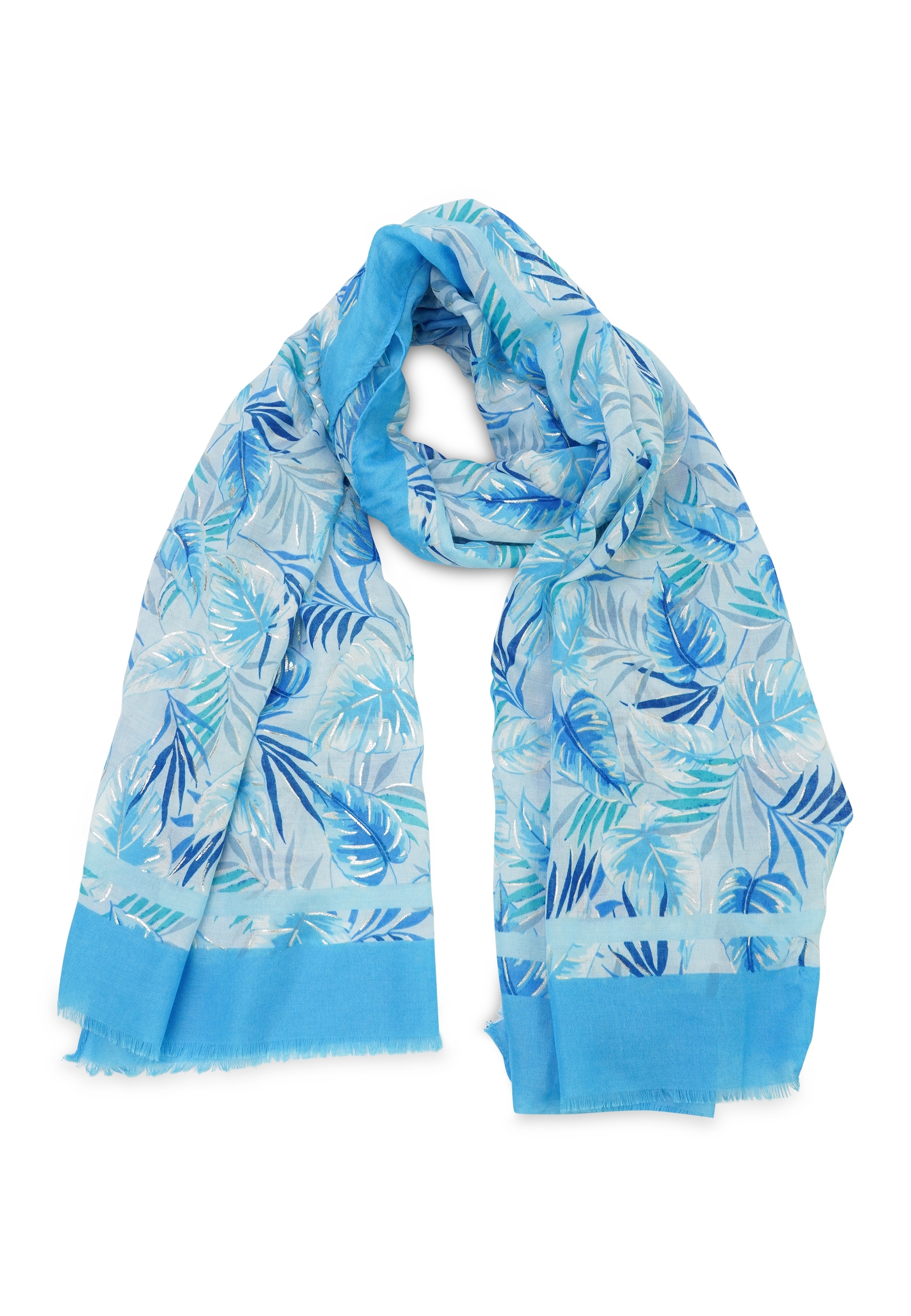 Harpa Modeschal "SEDA" mit Botanik-Print und Metallic-Effekt günstig online kaufen