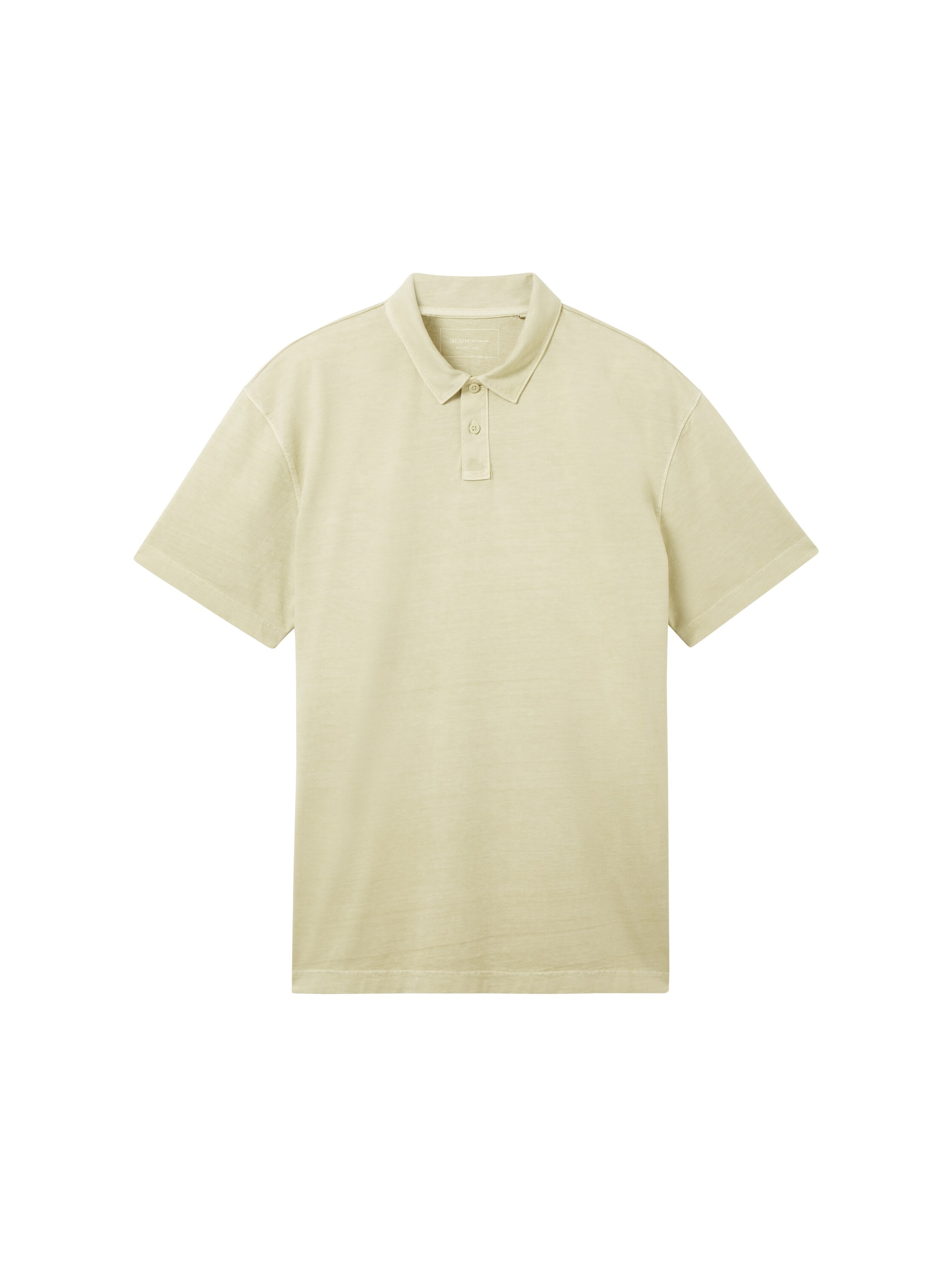 TOM TAILOR Denim Poloshirt, mit halber Knopfleiste