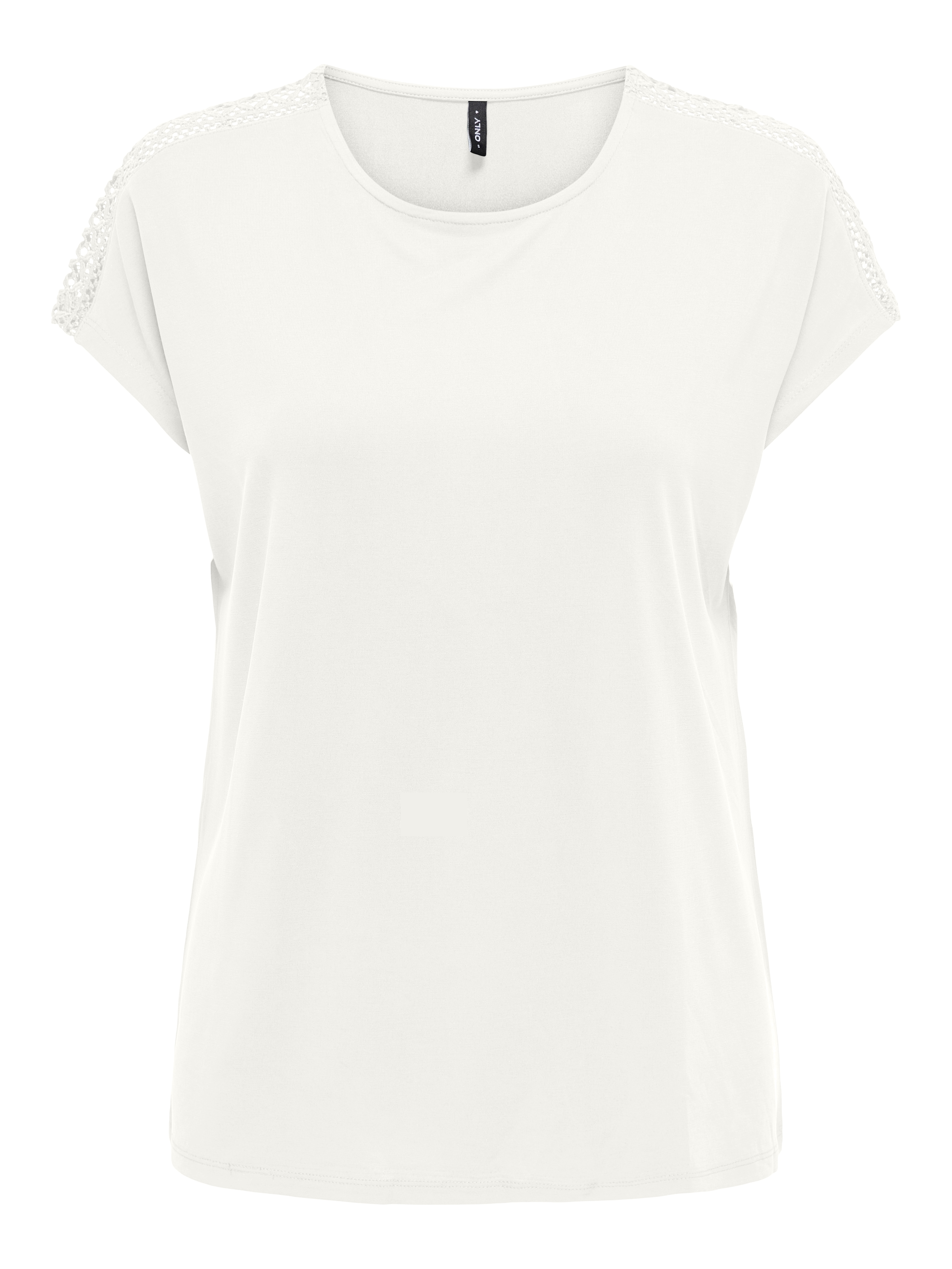 ONLY Kurzarmshirt "ONLFREE LIFE CAPSLEEVE LACE TOP JRS" günstig online kaufen