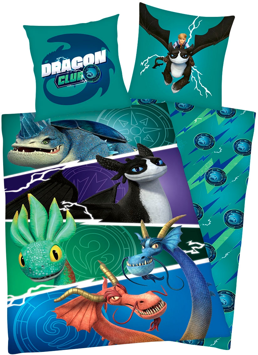 Kinderbettwäsche "Dragons", (2 tlg.)