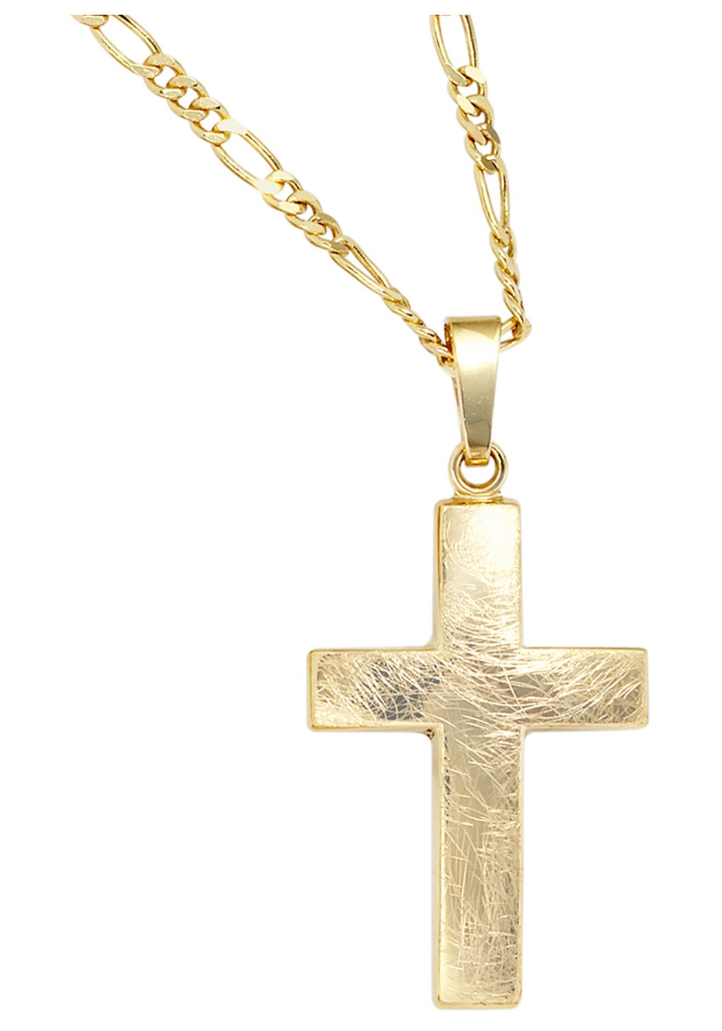 Kreuzanhänger JOBO "Anhänger Kreuz", gold (gelbgold 333), Schmuckanhänger, Damen, Gelbgold 333, 333 Gold 4