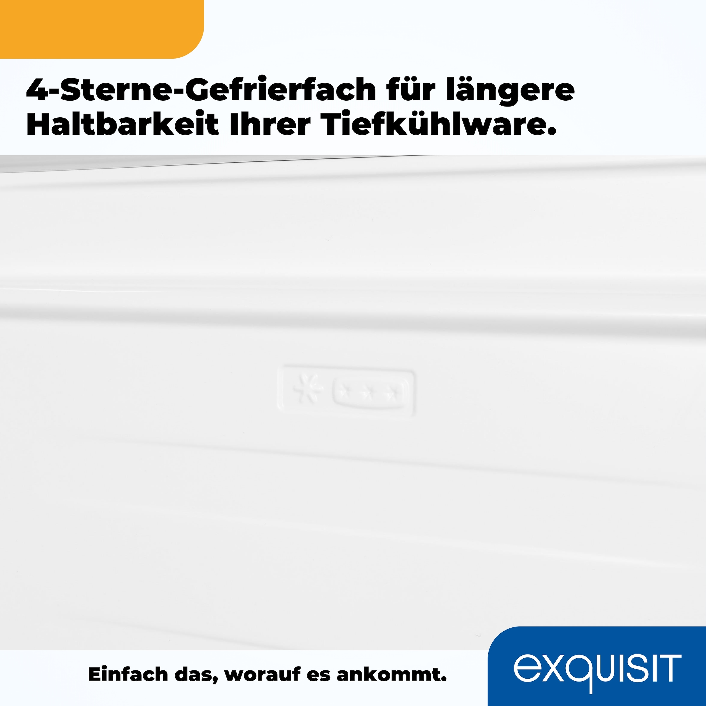 exquisit Gefrierschrank »GS271-NF-H-010E weiss«, 169,1 cm hoch, 55,9 cm breit, 194 L Volumen, NoFrost, Schnellgefrieren, 4 Sterne