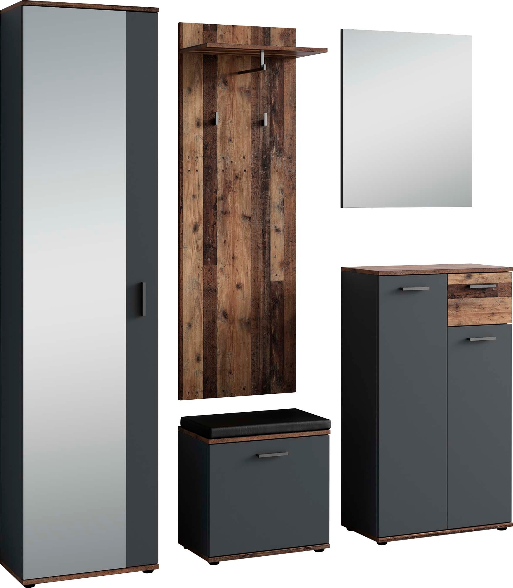 Thumbnail - byLIVING Garderoben-Set "Jakob" 5 Stk. tlg.