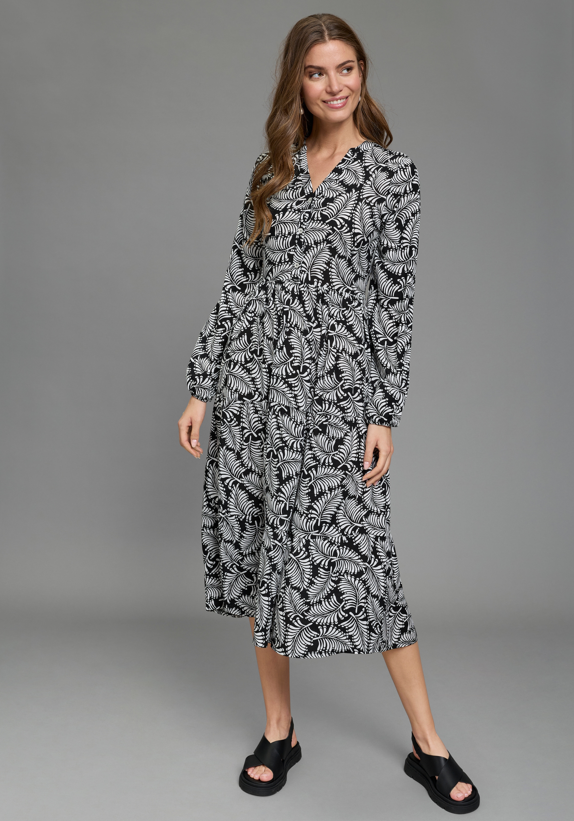 Laura Scott Maxikleid für Business, Casual, Frühling und Party, aus Viskose