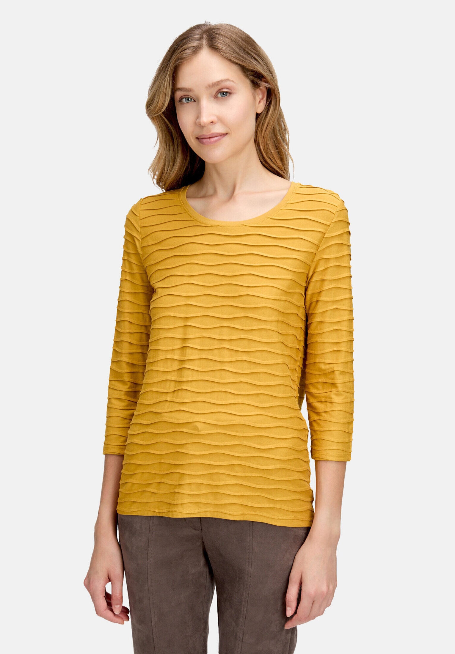 Betty Barclay 3/4-Arm-Shirt »Damen mit Wellenstruktur« 1 Stk.
