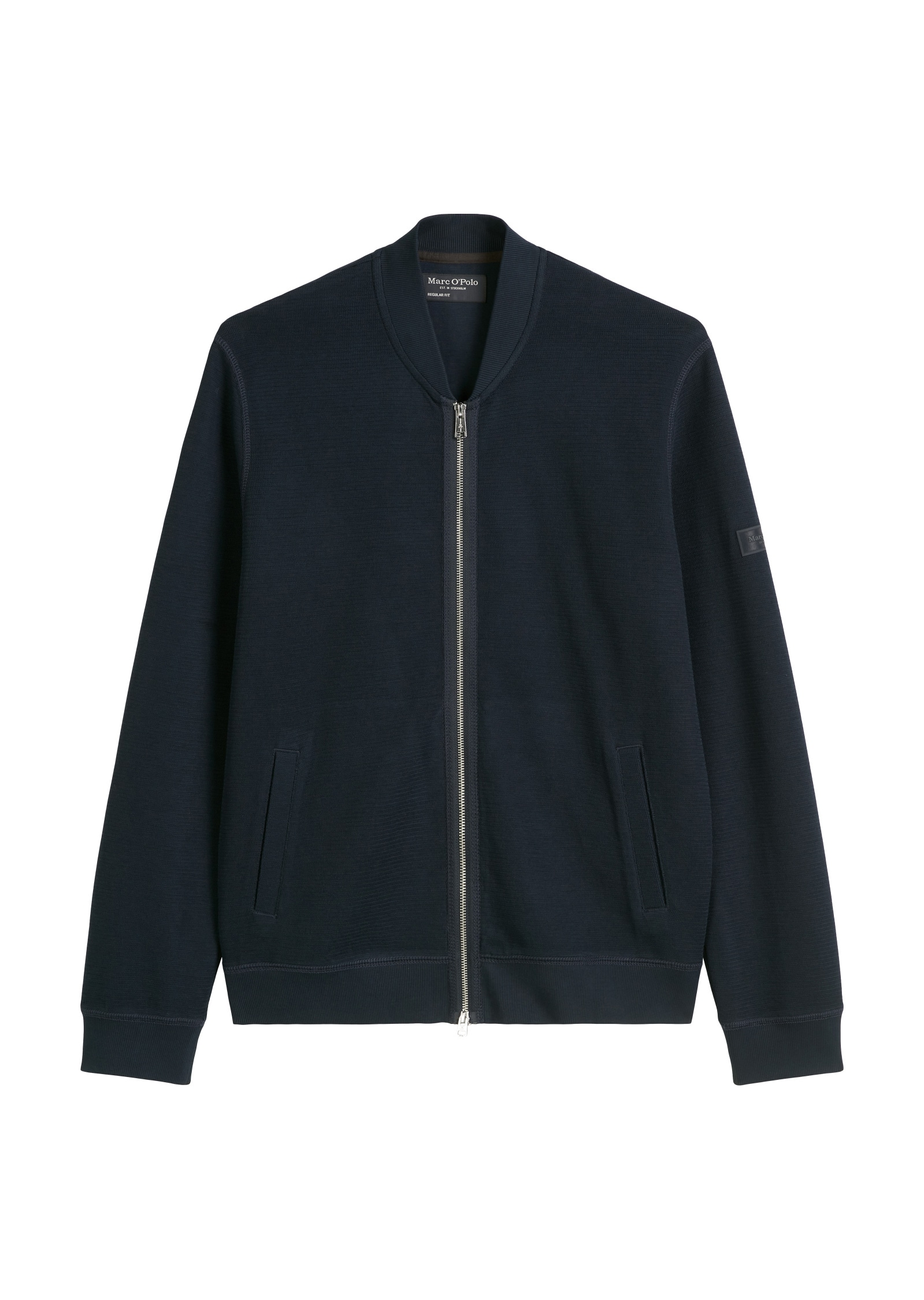 Marc O'Polo Sweatjacke »aus Bio-Baumwolle mit Struktur«