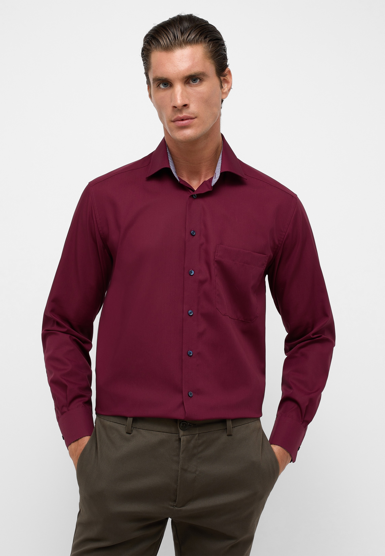 Eterna Langarmhemd "COMFORT FIT", NON IRON (bügelfrei) günstig online kaufen
