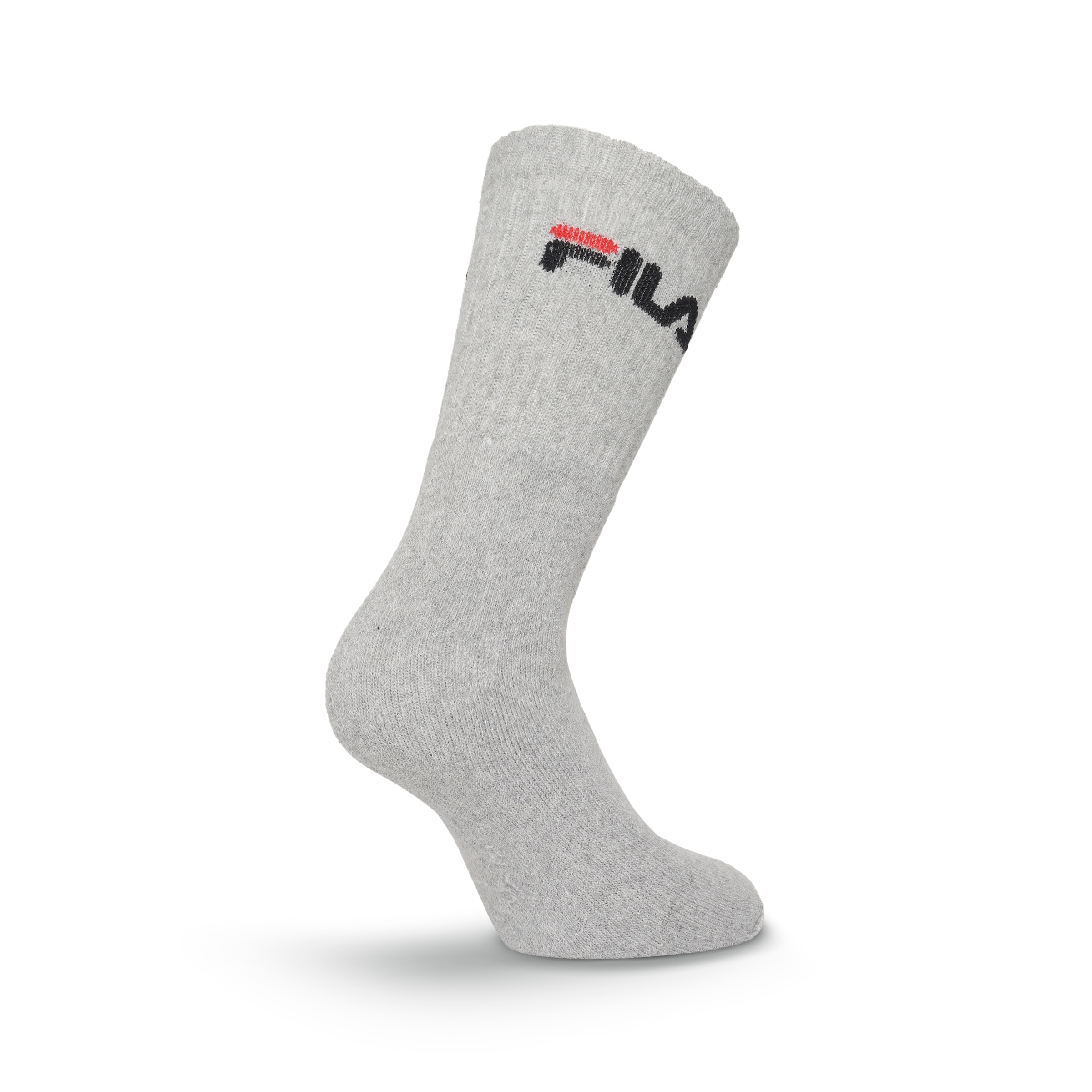 Fila Tennissocken »UNISEX CREW TENNIS FULL TERRY SOCKS« 3 Paar tlg. mit verstärkten Belastungszonen,