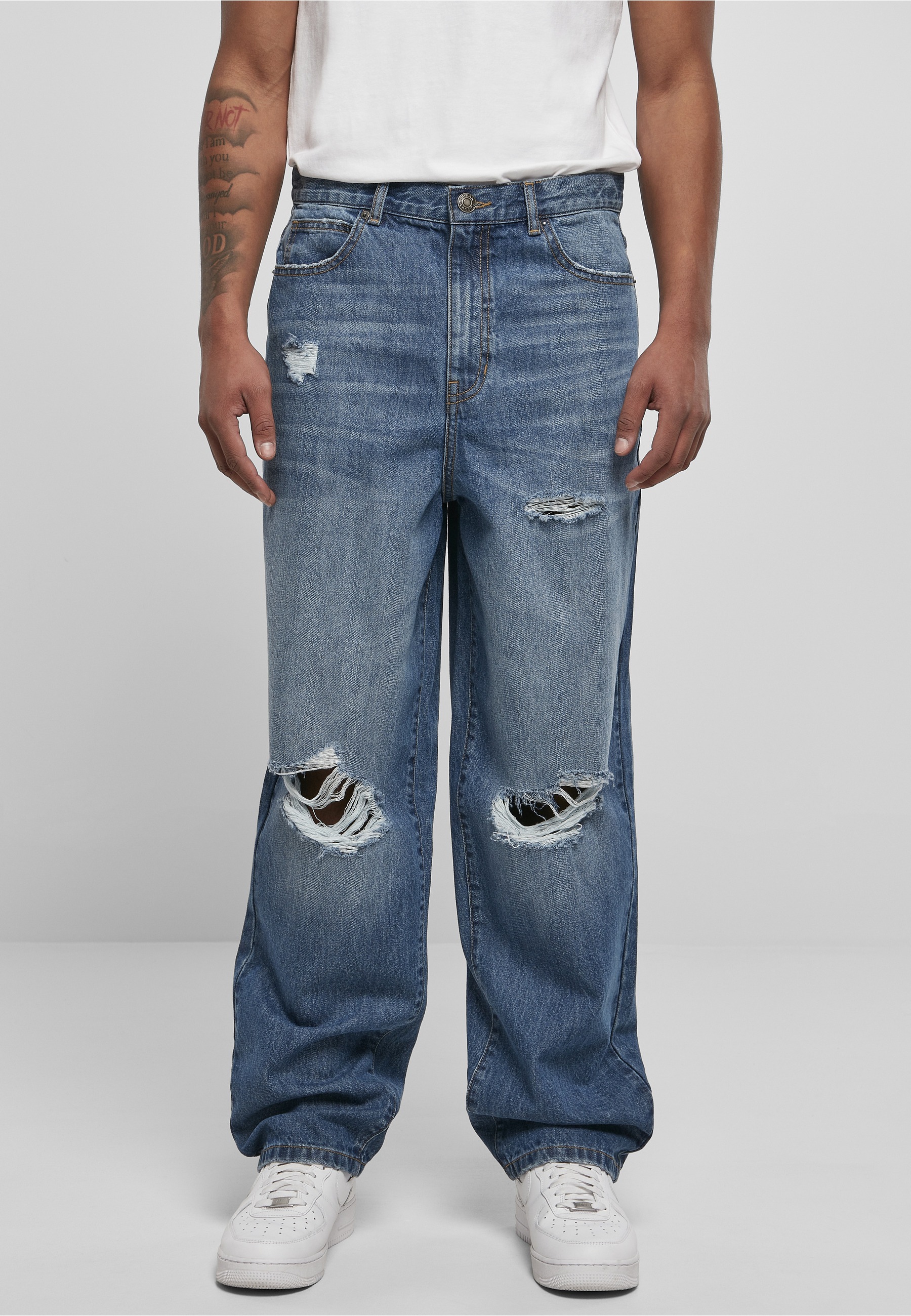 URBAN CLASSICS Bequeme Jeans »Urban Classics Herren Distressed 90‘s Jeans« 1 Stk.
