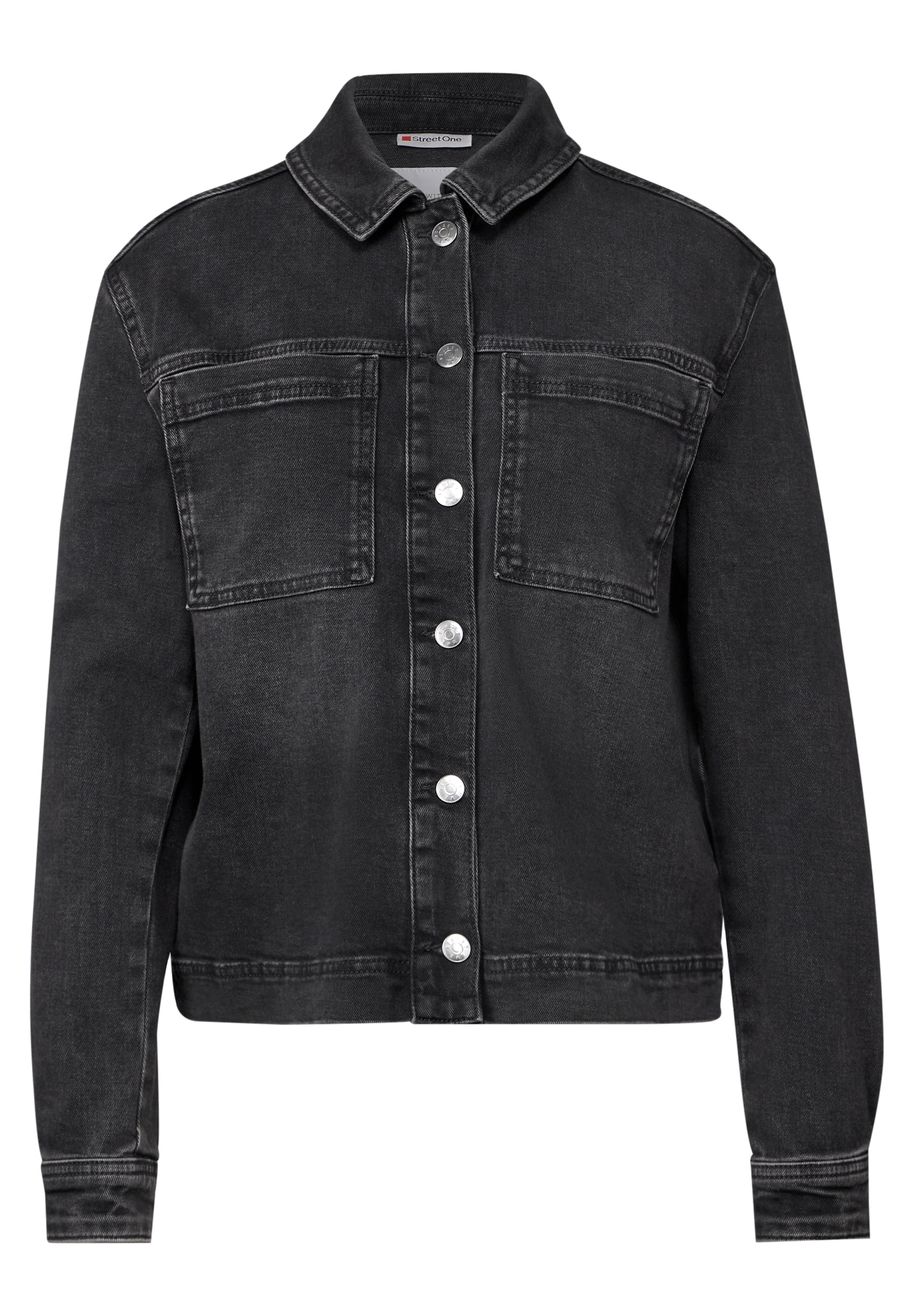 STREET ONE Jeansjacke, mit Brust Taschen