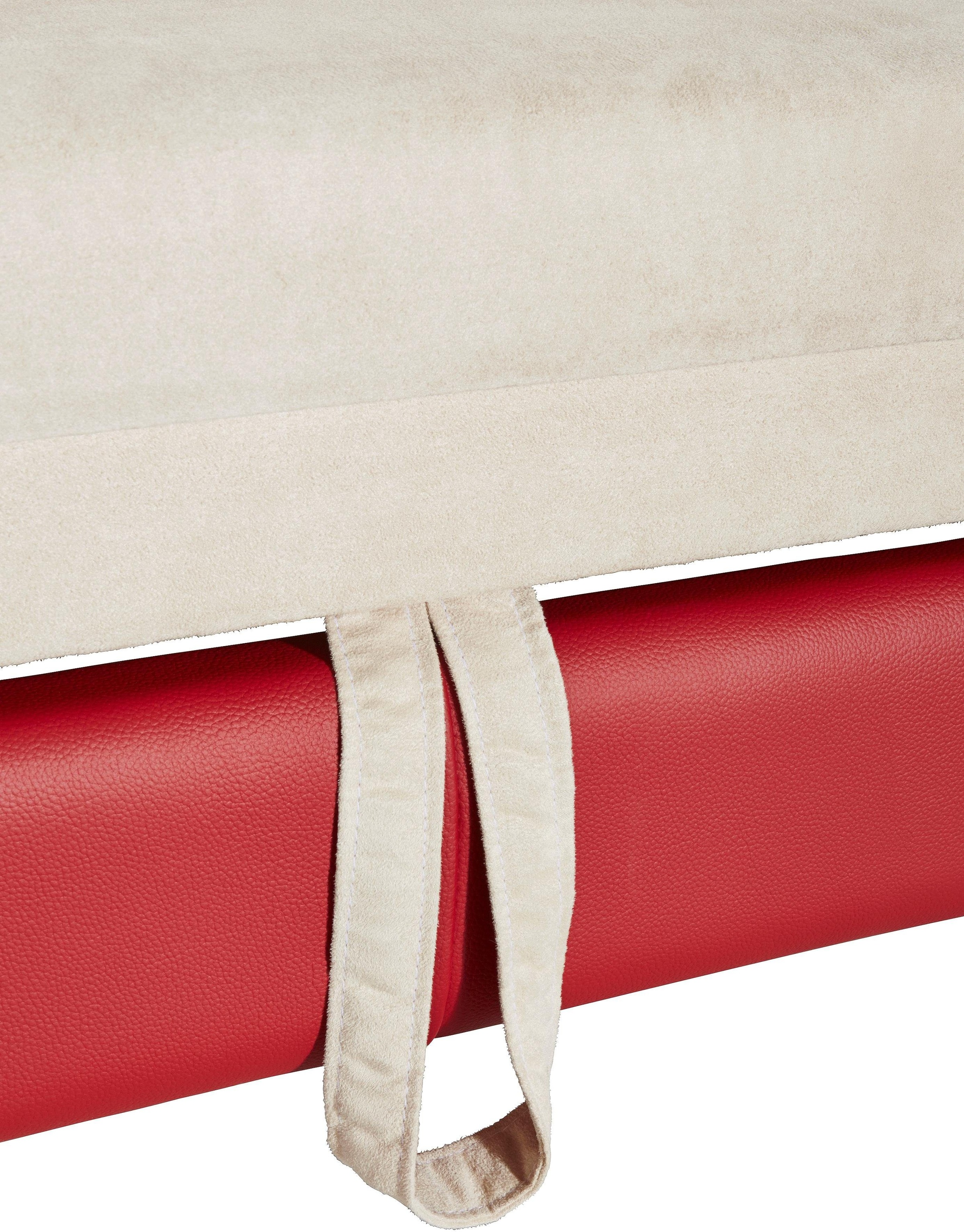 COTTA Polstergarnitur »Driver L-Form«, (Set), Set bestehend aus: Ecksofa mit Kopfteilverstellung & Hocker
