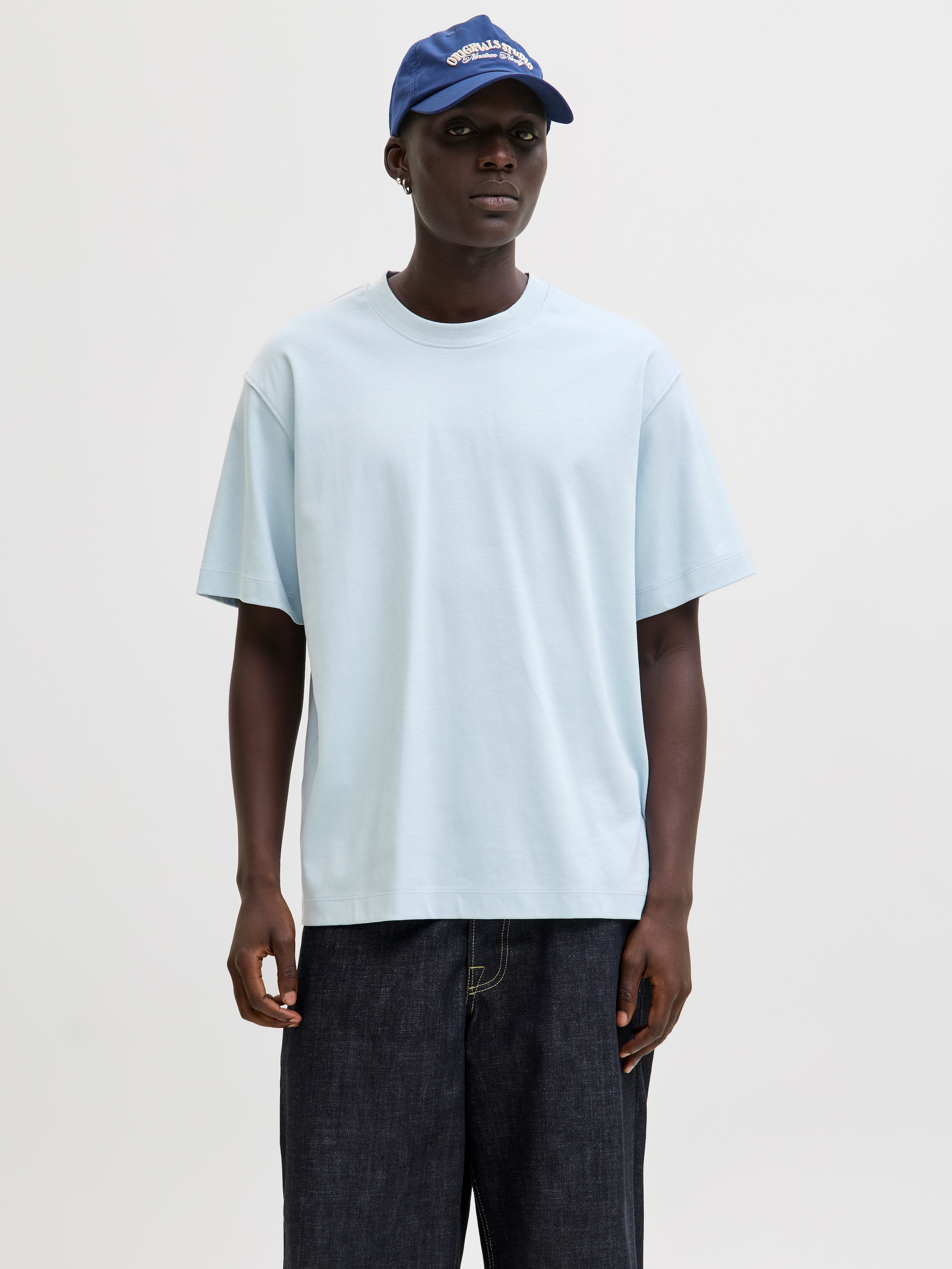 Jack & Jones "JJEURBAN EDGE TEE SS O-NECK NOOS" mit Rundhalsausschnitt günstig online kaufen