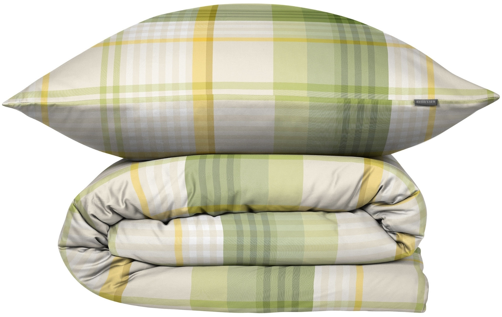 Schiesser Bettwäsche "Mosa aus weicher Baumwolle mit zeitlosen Karos" 2 MAD günstig online kaufen