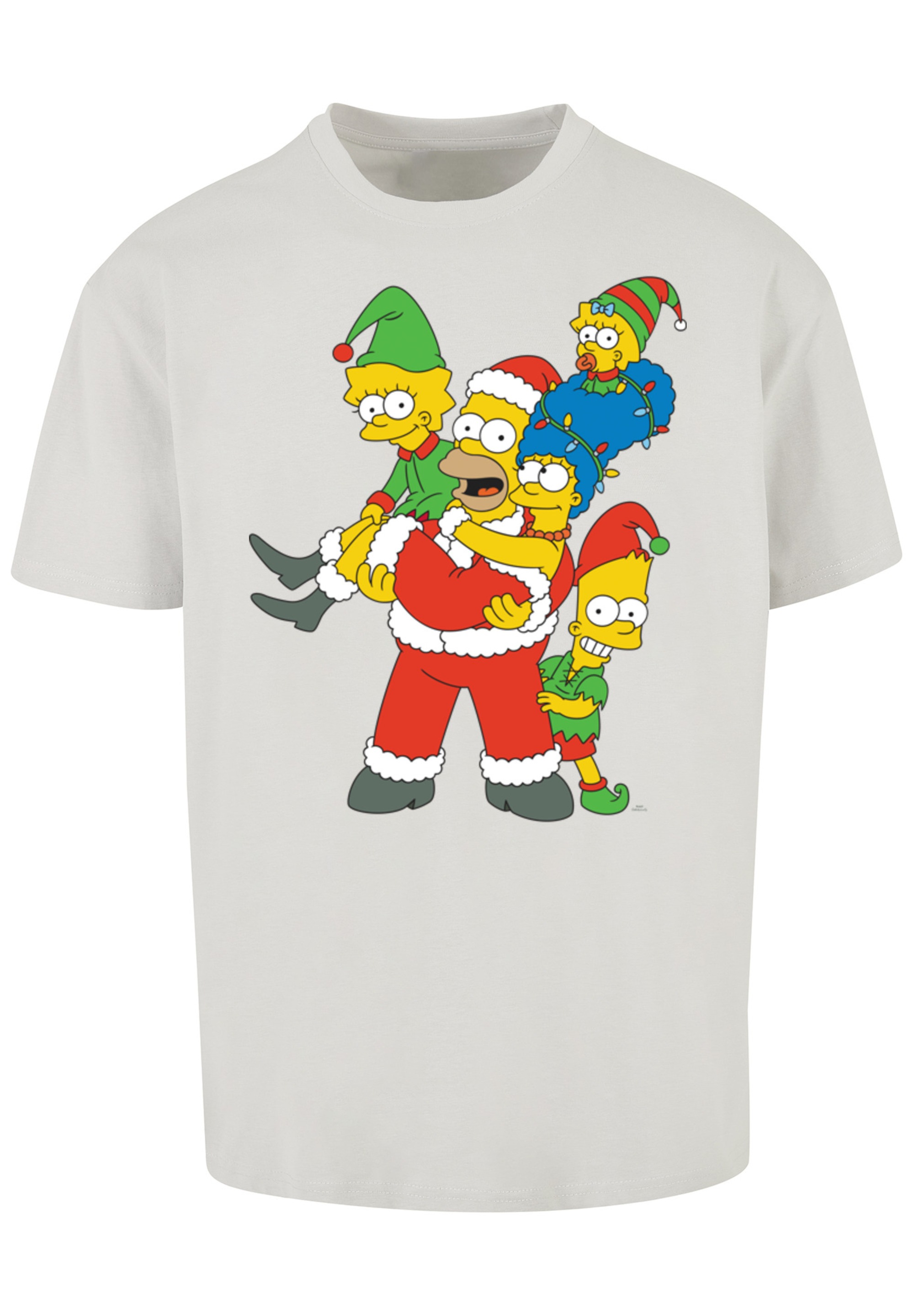 F4NT4STIC T-Shirt »The Simpsons Christmas Weihnachten Family«, Print