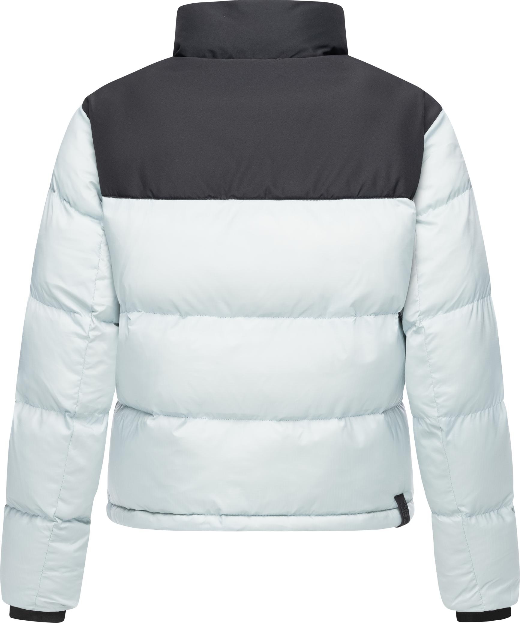Ragwear Steppjacke »Serah«, ohne Kapuze, stylische Damen Winterjacke im Colourblocking-Design