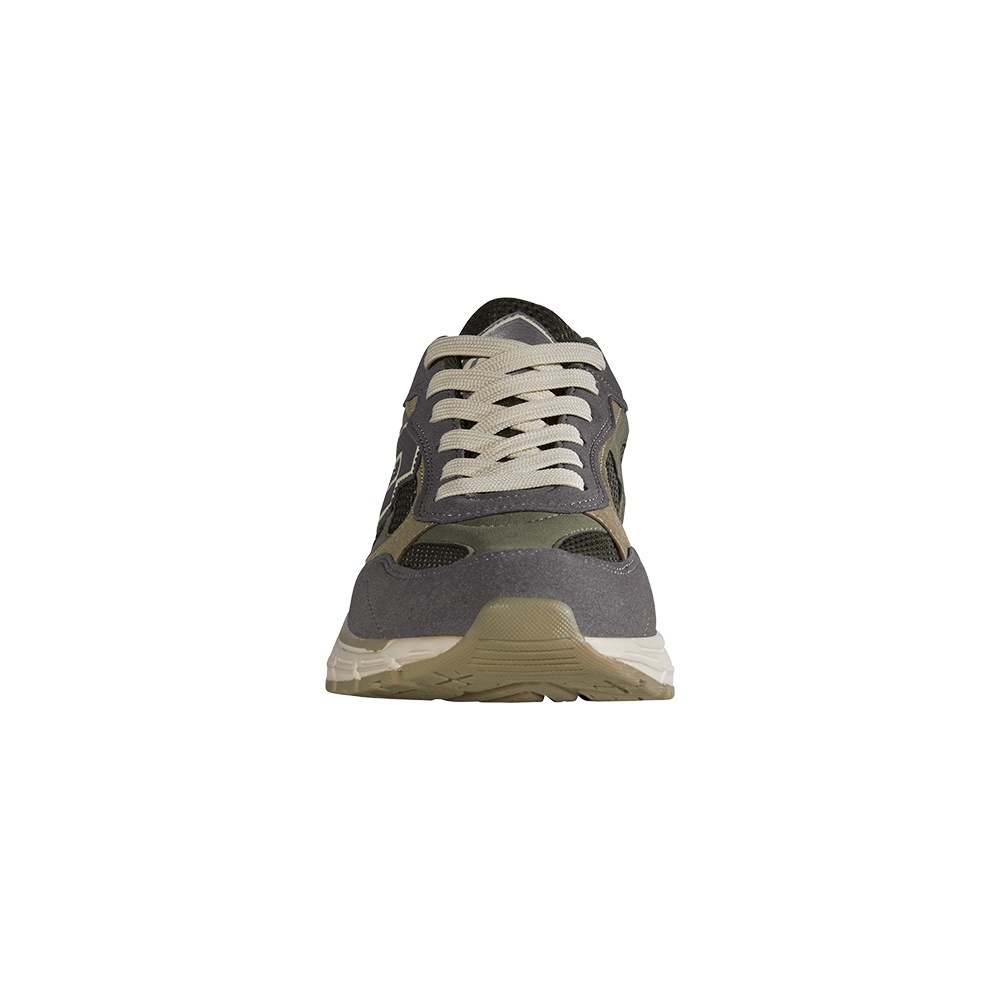 Sneaker LOTTO, Damen, Gr. 38, grün (dunkelgrau, olive), Kunstfaser, Synthetik, mehrfarbig, Schuhe Sneaker, - mit Flexkerben für natürlichen Bewegungsablauf 2