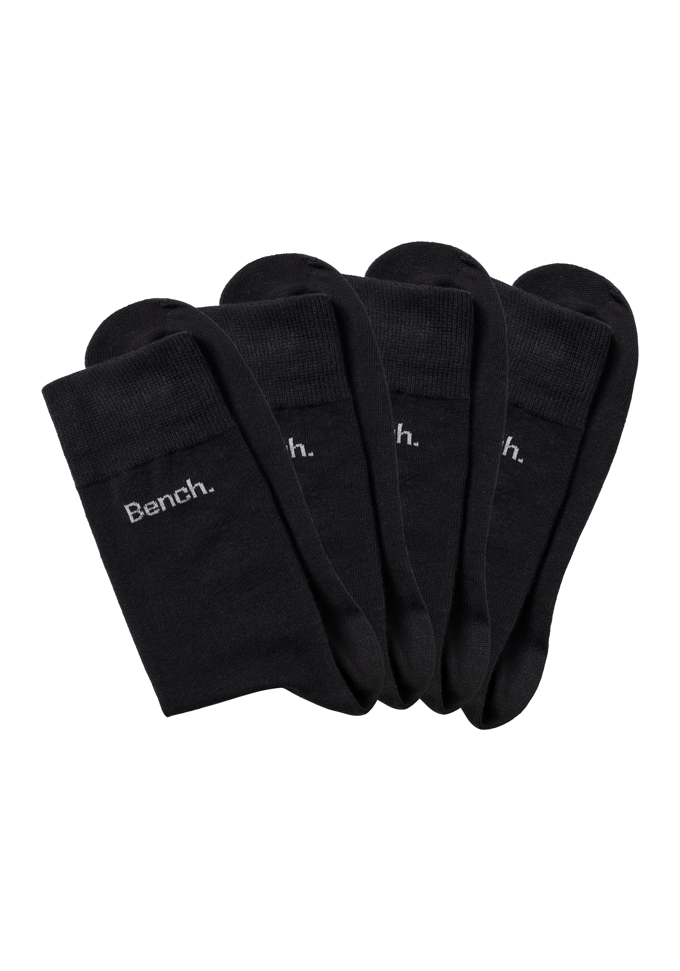 Bench. Basicsocken, (Packung, 4 Paar), in angenehm weicher Markenqualität günstig online kaufen