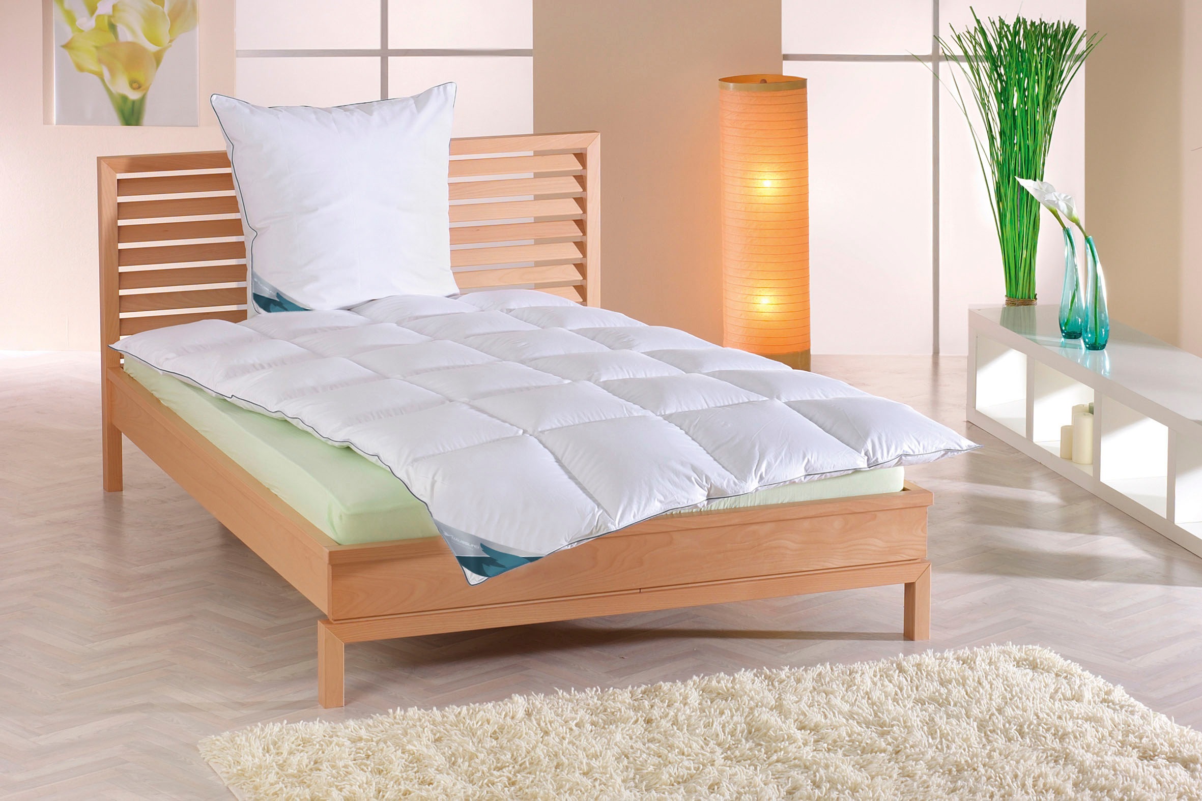 Haeussling Daunenbettdecke »Kuscheltraum«, extrawarm, Füllung 60% Daunen, 40% Federn, Bezug 100% Baumwolle, (1 St.)