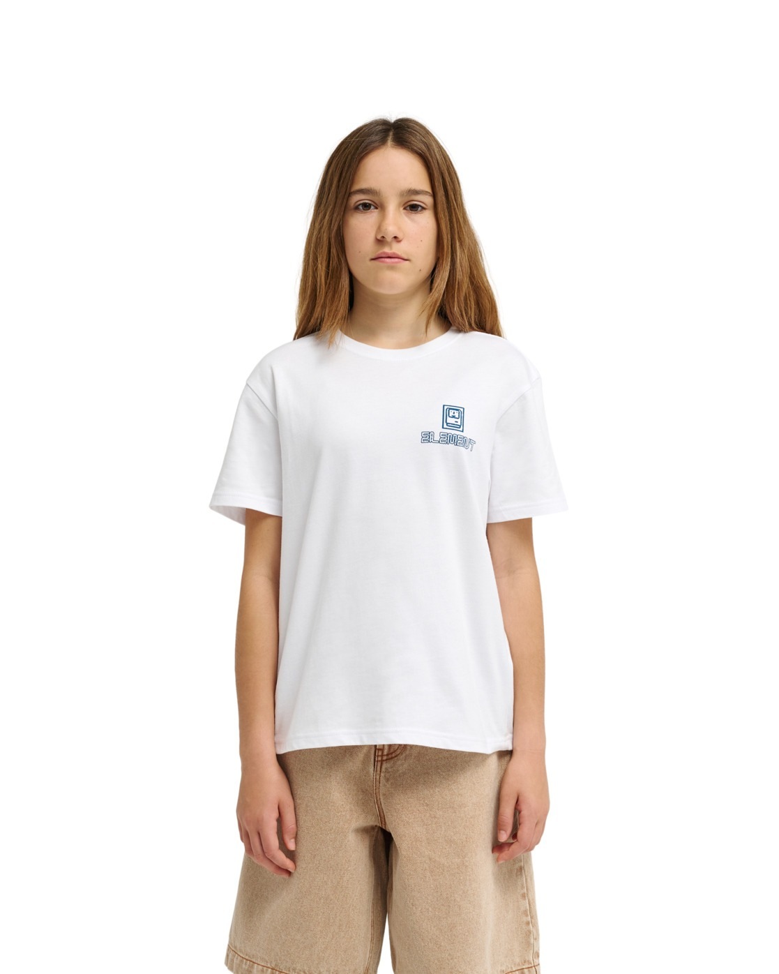 T-Shirt ELEMENT "Inner Workings", Jungen, Gr. 14(155-164cm), optic weiß, Obermaterial: 100% Walkfrottier;, Shirts T-Shirt