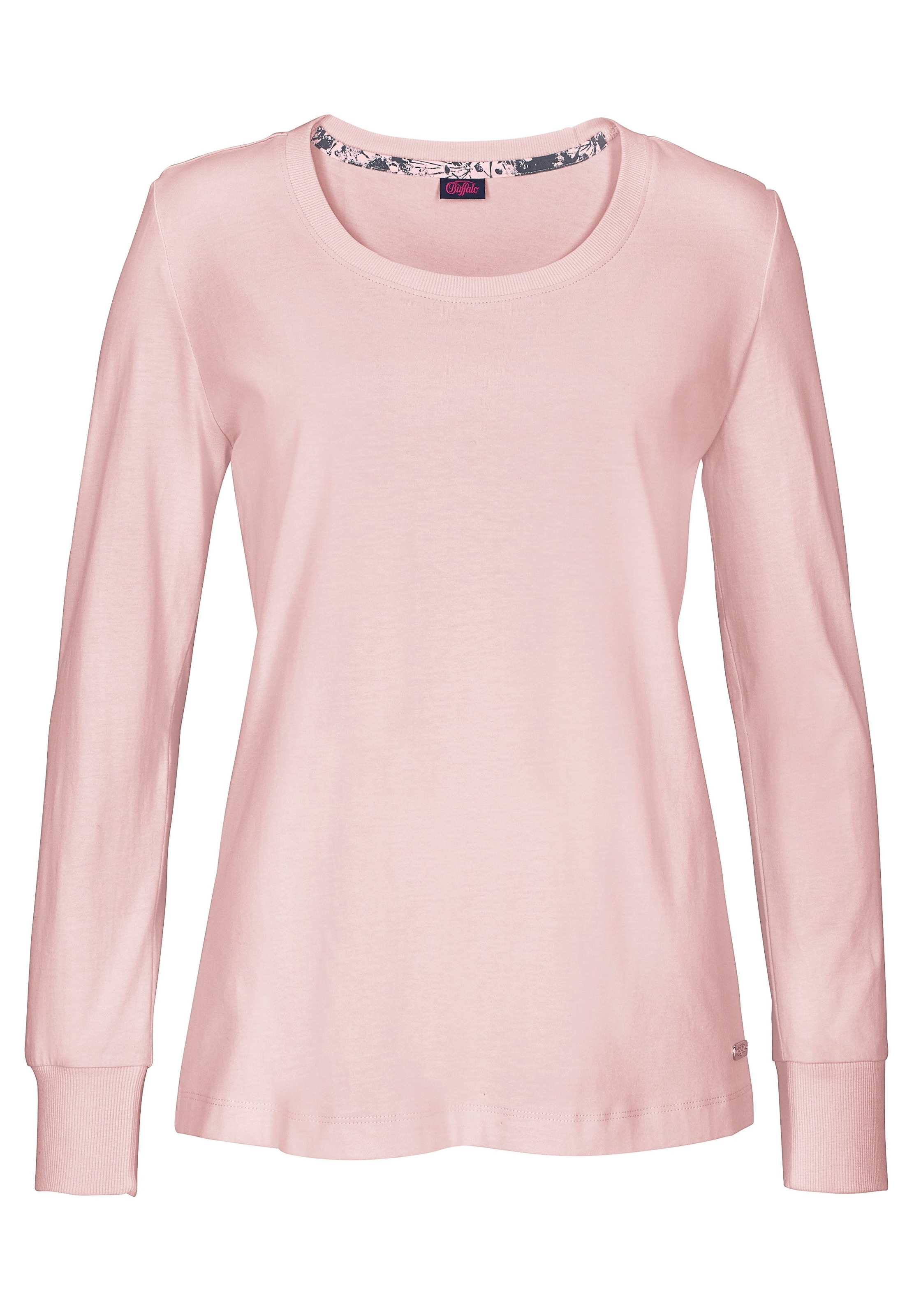 Buffalo Pyjama Set, 2 tlg. mit gemusterter Hose und passendem Langarmshirt