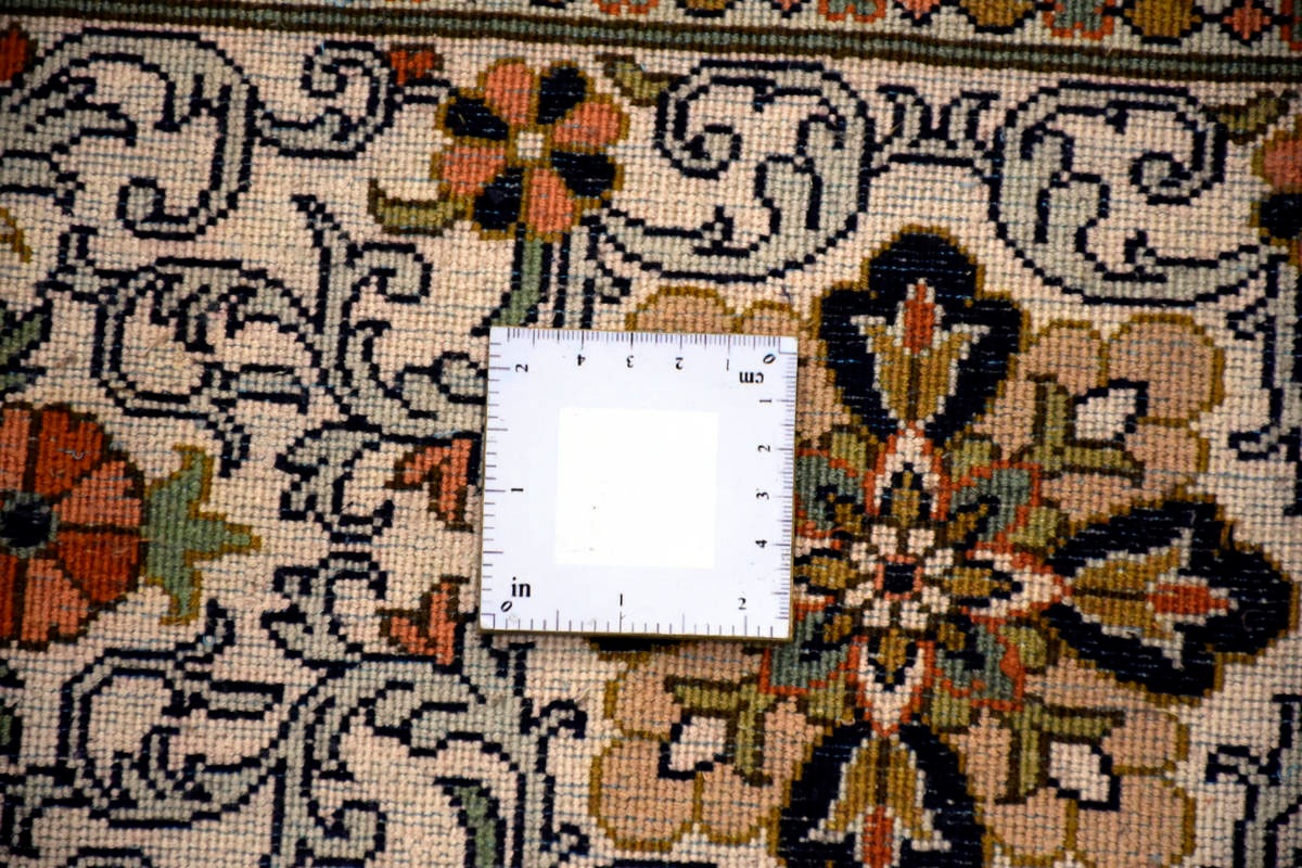 Kayoom Seidenteppich »R.Taj 9604«, rechteckig, 10 mm Höhe, Einzelstück mit Zertifikat, Wohnzimmer