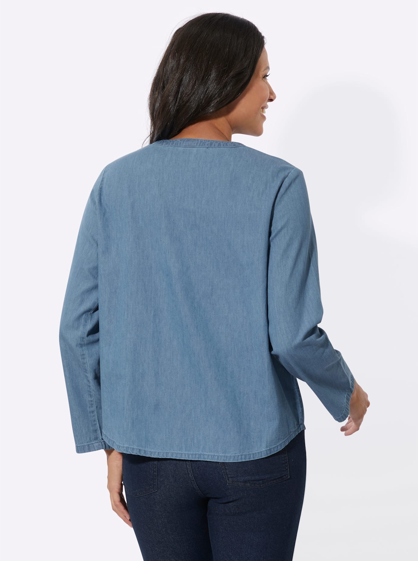 Thumbnail - Classic Basics Jeansbluse