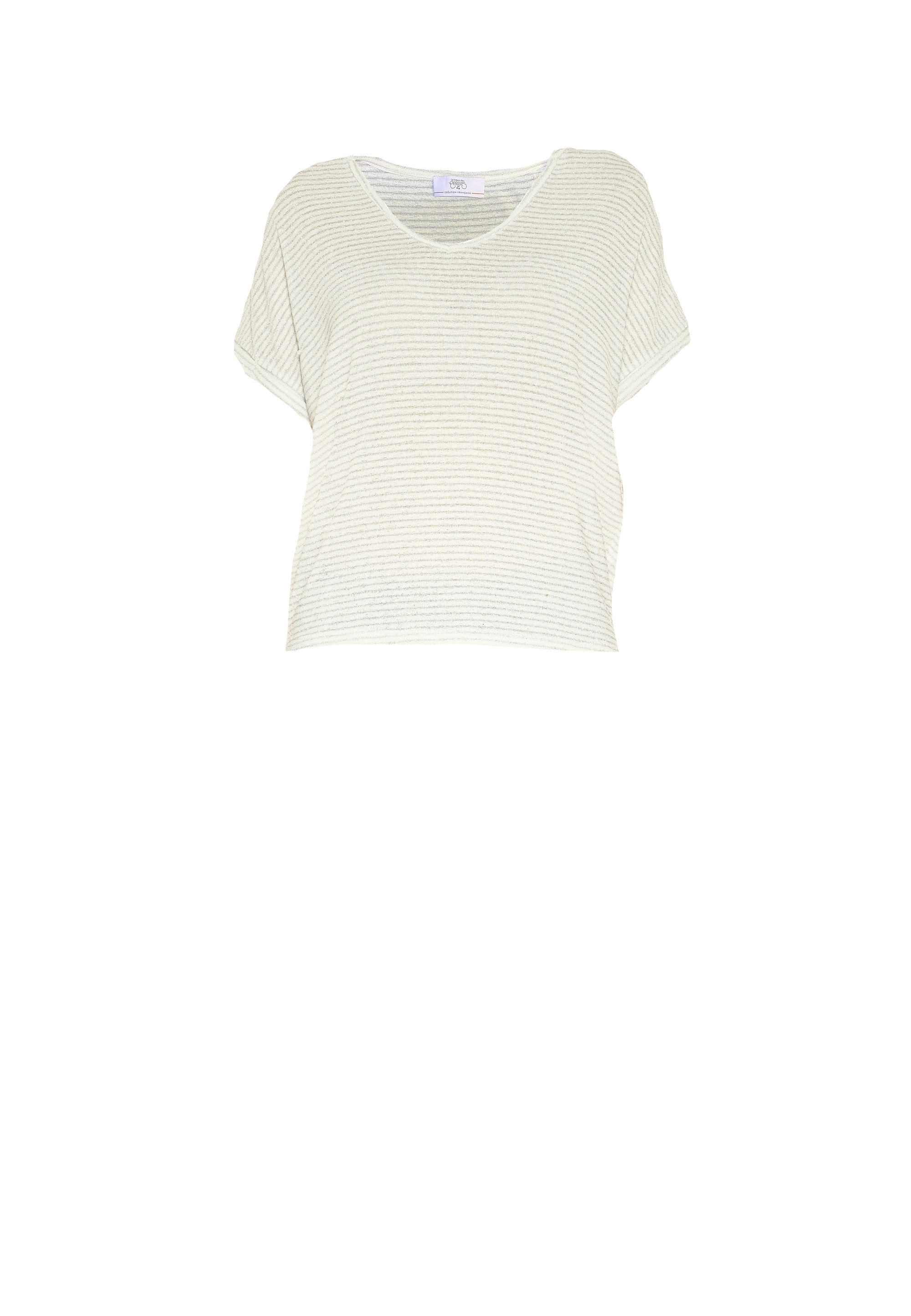 Le Temps Des Cerises T-Shirt »RITA«, mit femininem V-Ausschnitt