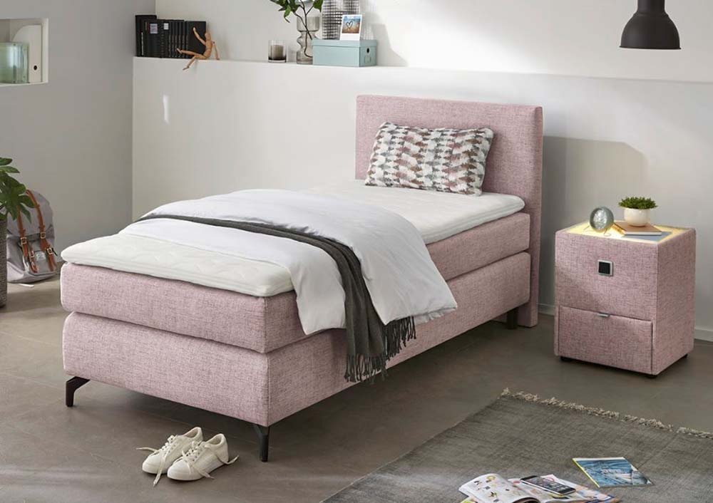 Jockenhöfer Gruppe Boxspringbett ""Alinas" inkl. Topper" erhältlich in unterschiedlichen Breiten und Farbvarianten