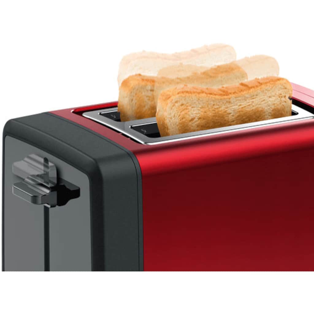 BOSCH Toaster »TAT4P424 DesignLine«, 2 kurze Schlitze, 970 W