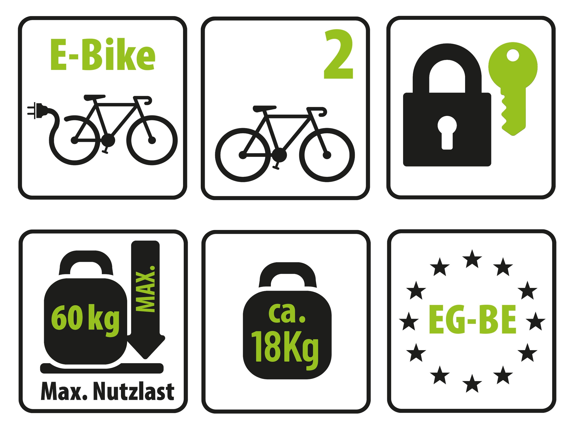 EUFAB Kupplungsfahrradträger »EUFAB 11601 Fahrradträger ProBC2+«