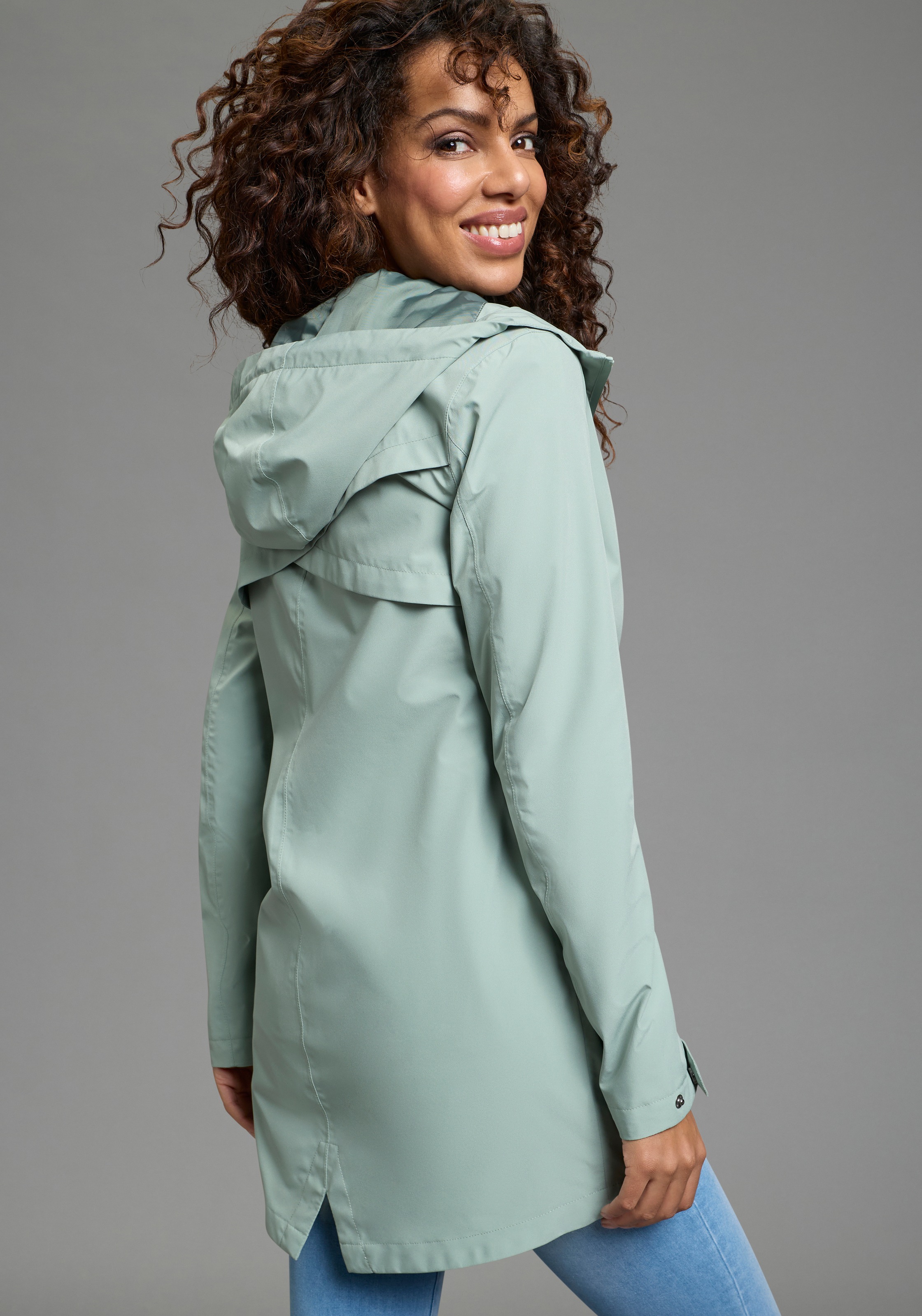 Polarino Funktionsjacke mit Kapuze leicht, Wasserdicht, atmungsaktiv günstig online kaufen