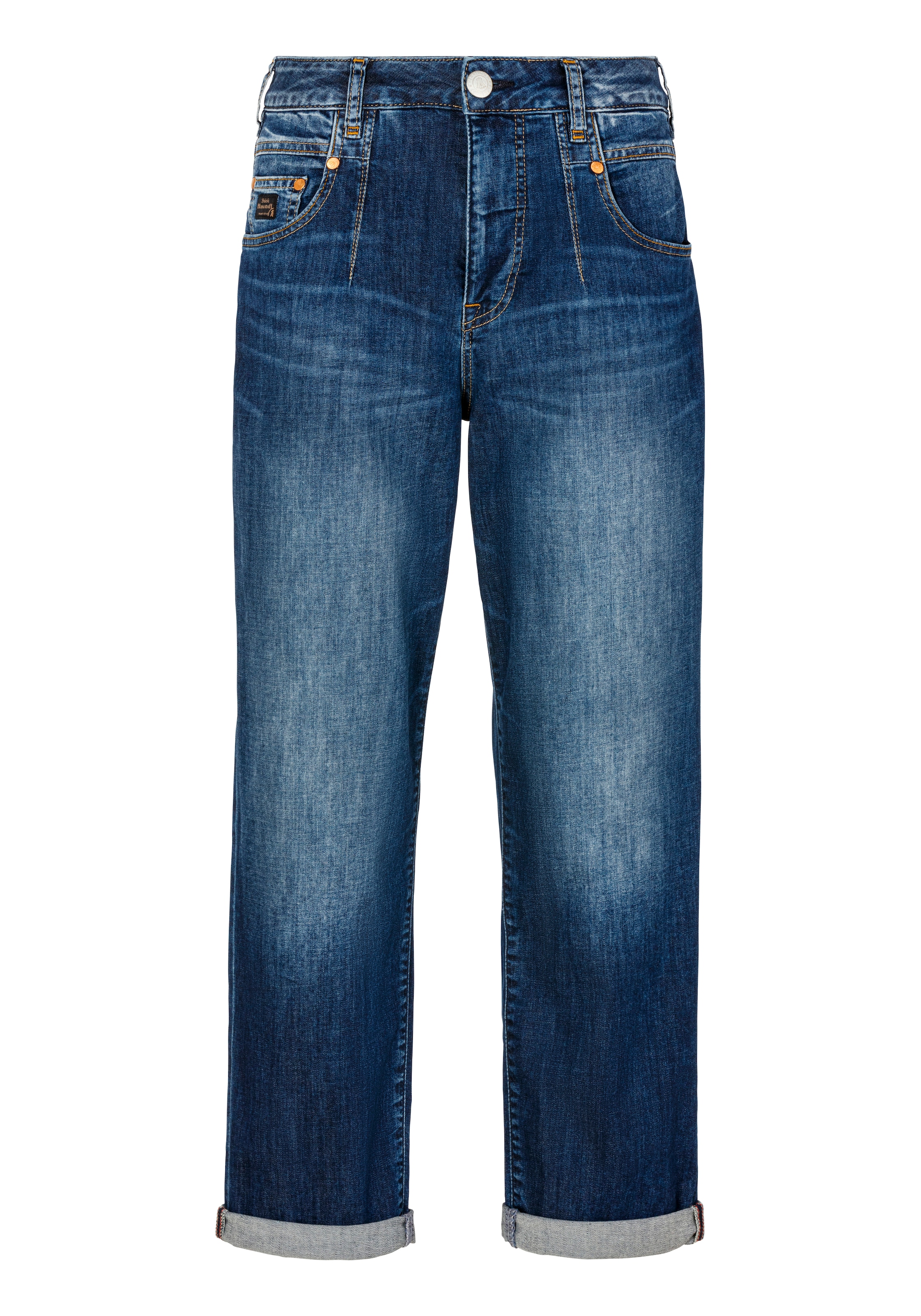 Herrlicher Straight-Jeans "Brooke Recycled Denim Light", krempelbar günstig online kaufen