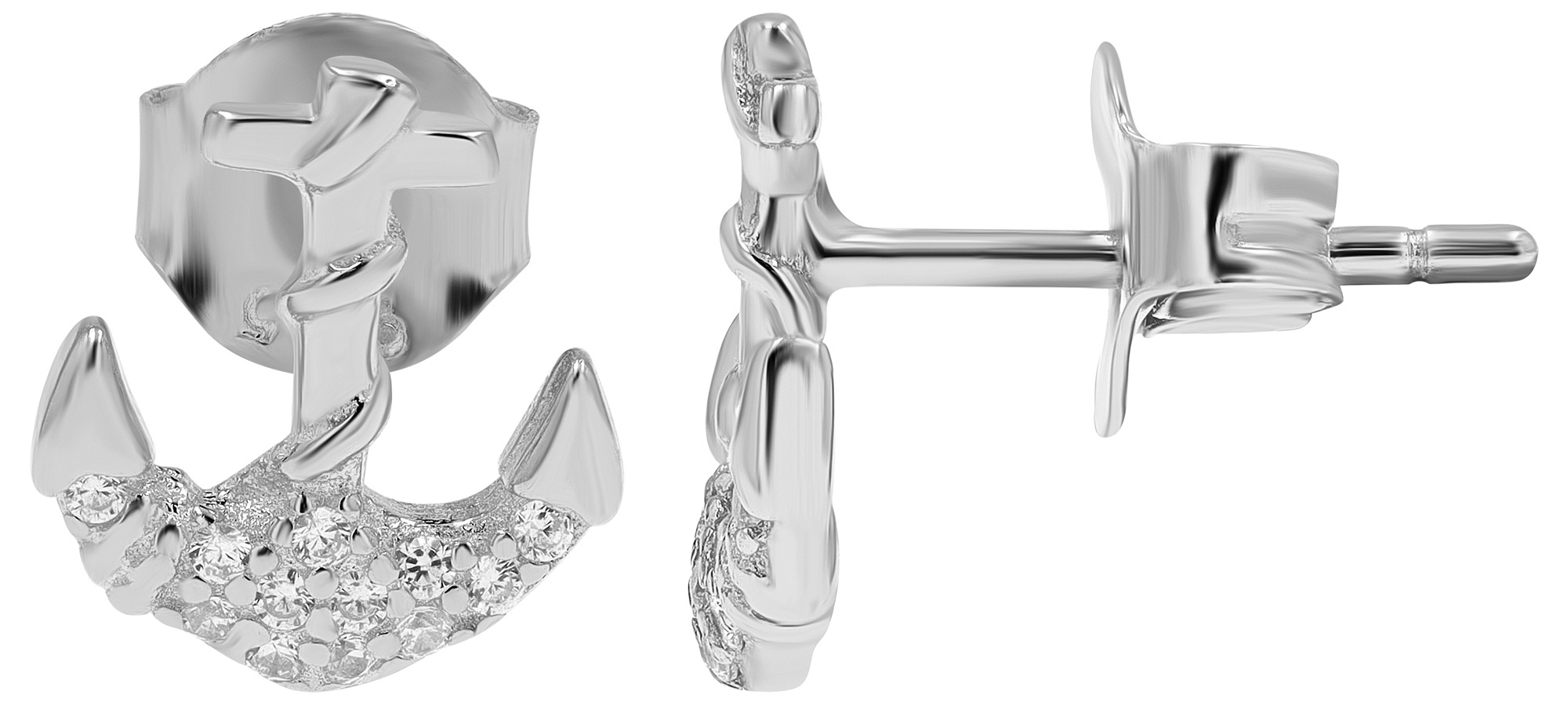 Adelia´s Paar Ohrhänger "Damen Ohrringe – Ohrstecker aus 925 Silber mit Zir günstig online kaufen