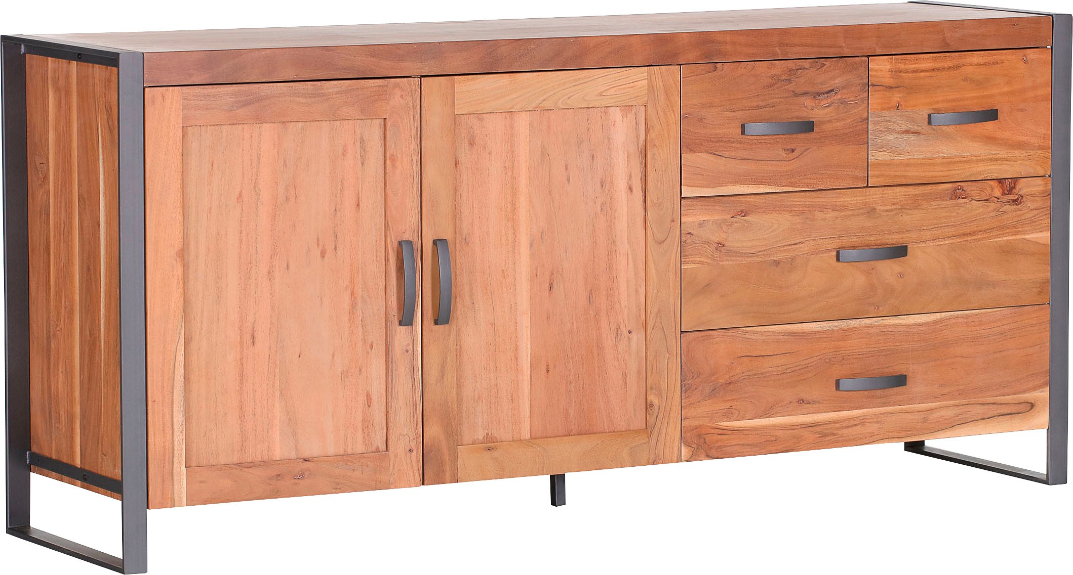 Gutmann Factory Sideboard »Alvara«, Kommode mit Rattan Geflecht