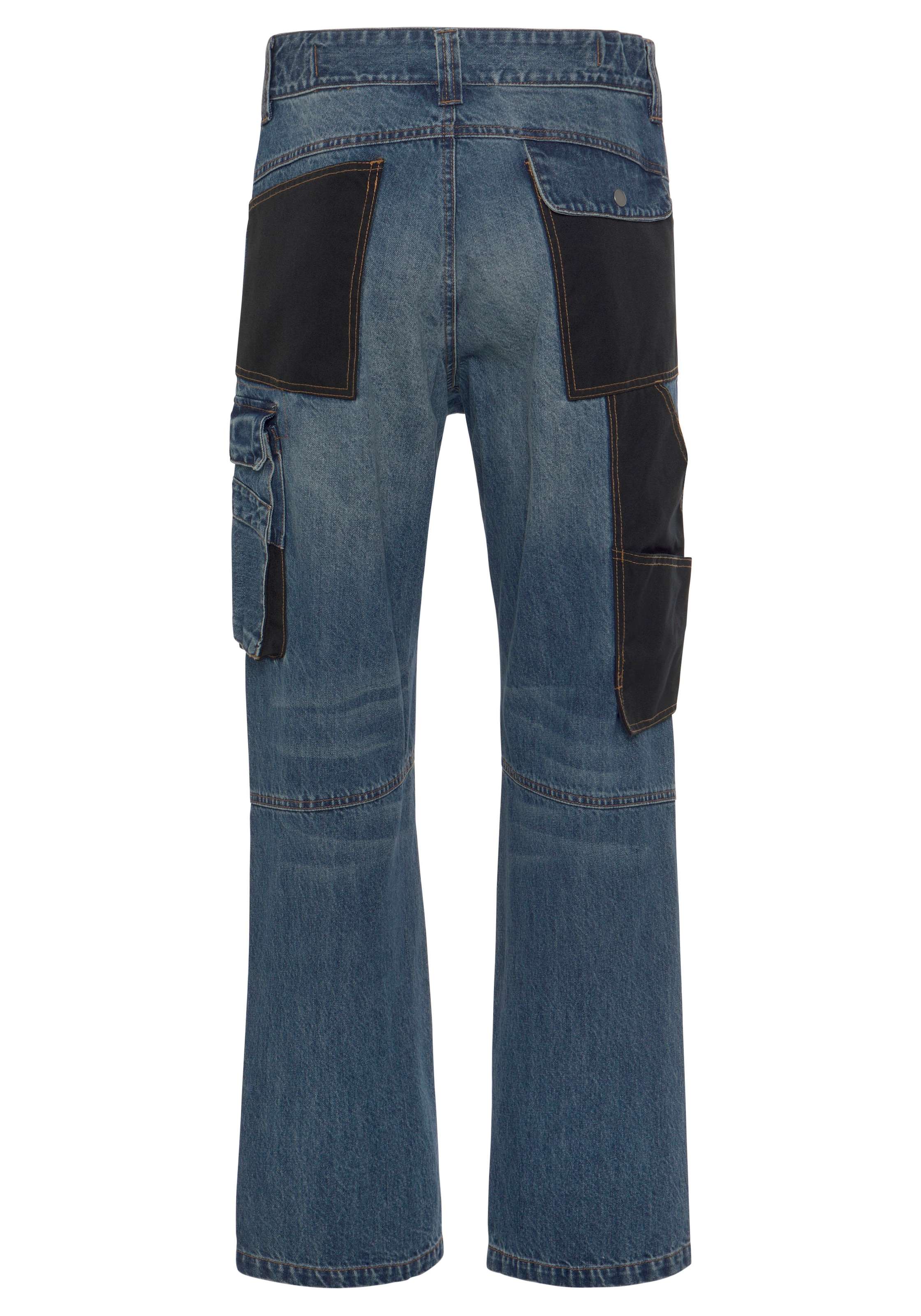 Northern Country Arbeitshose »Multipocket Jeans«, robuster Knieverstärkung mit auf Taschen, Jeansstoff, Baumwolle, Cordura 100% dehnbarem (aus BAUR Rechnung | Bund, aus comfort 9 fit), praktischen