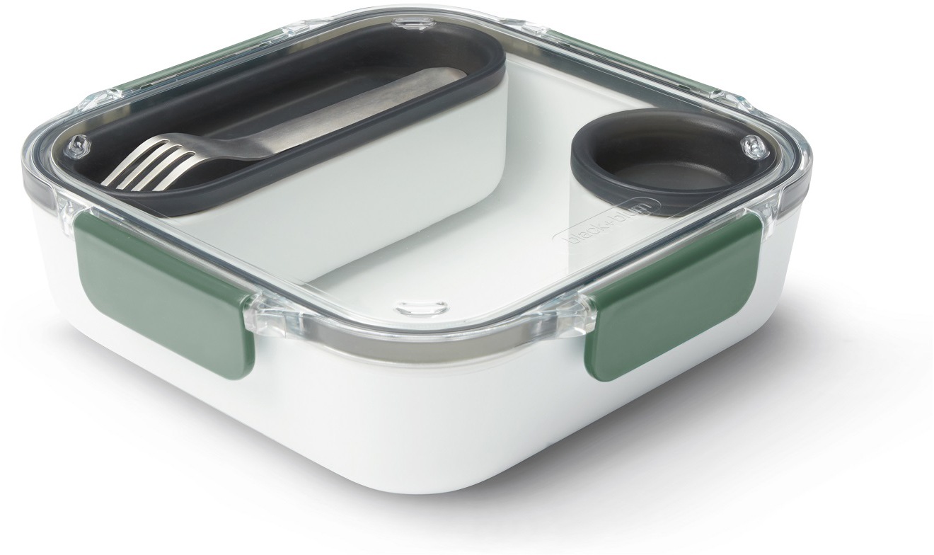 black+blum Lunchbox inklusive Innenbehälter und Saucenbecher, 1000 ml