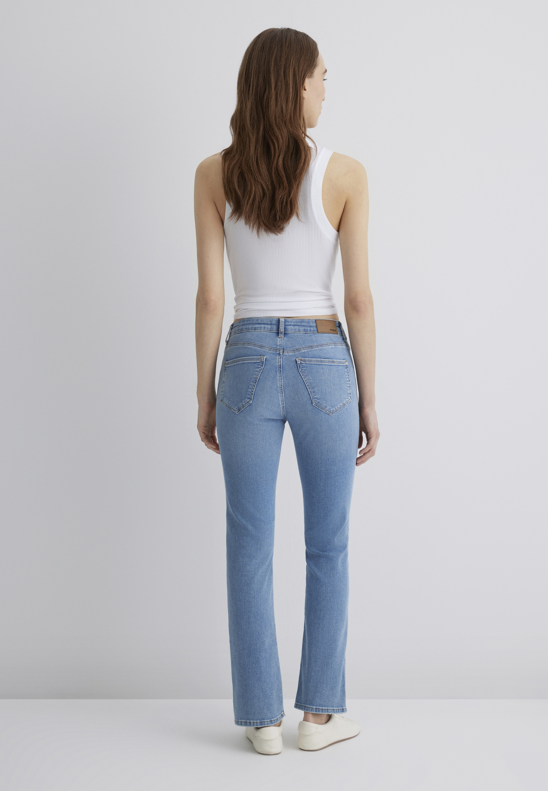 Mavi Straight-Jeans »KENDRA«, gerde Form