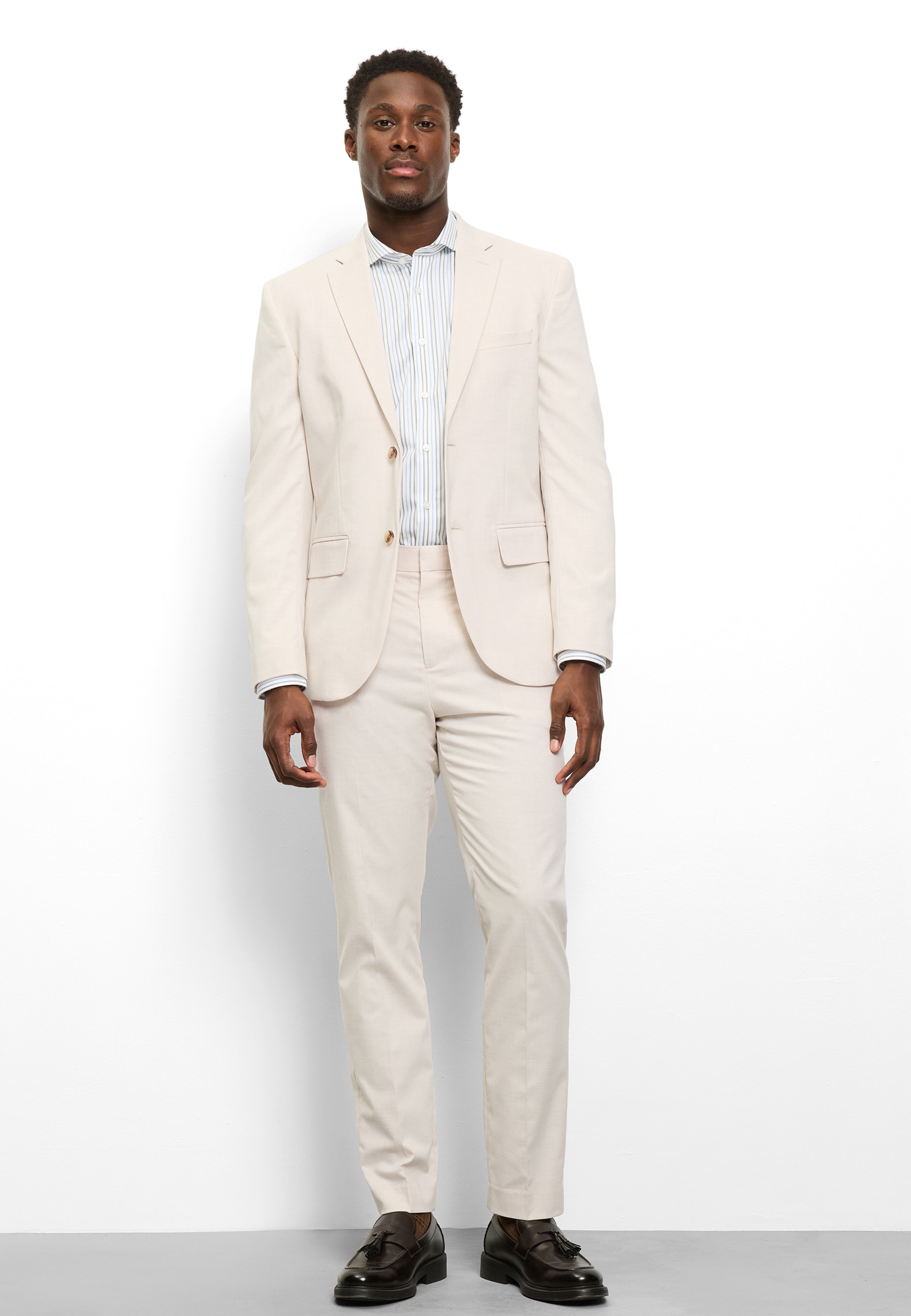 OLYMP Langarmhemd »Level Five« Businesshemd, body fit, Haifischkragen, gestreift